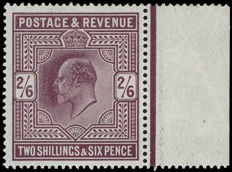 1911-3 2/6d dark purple...