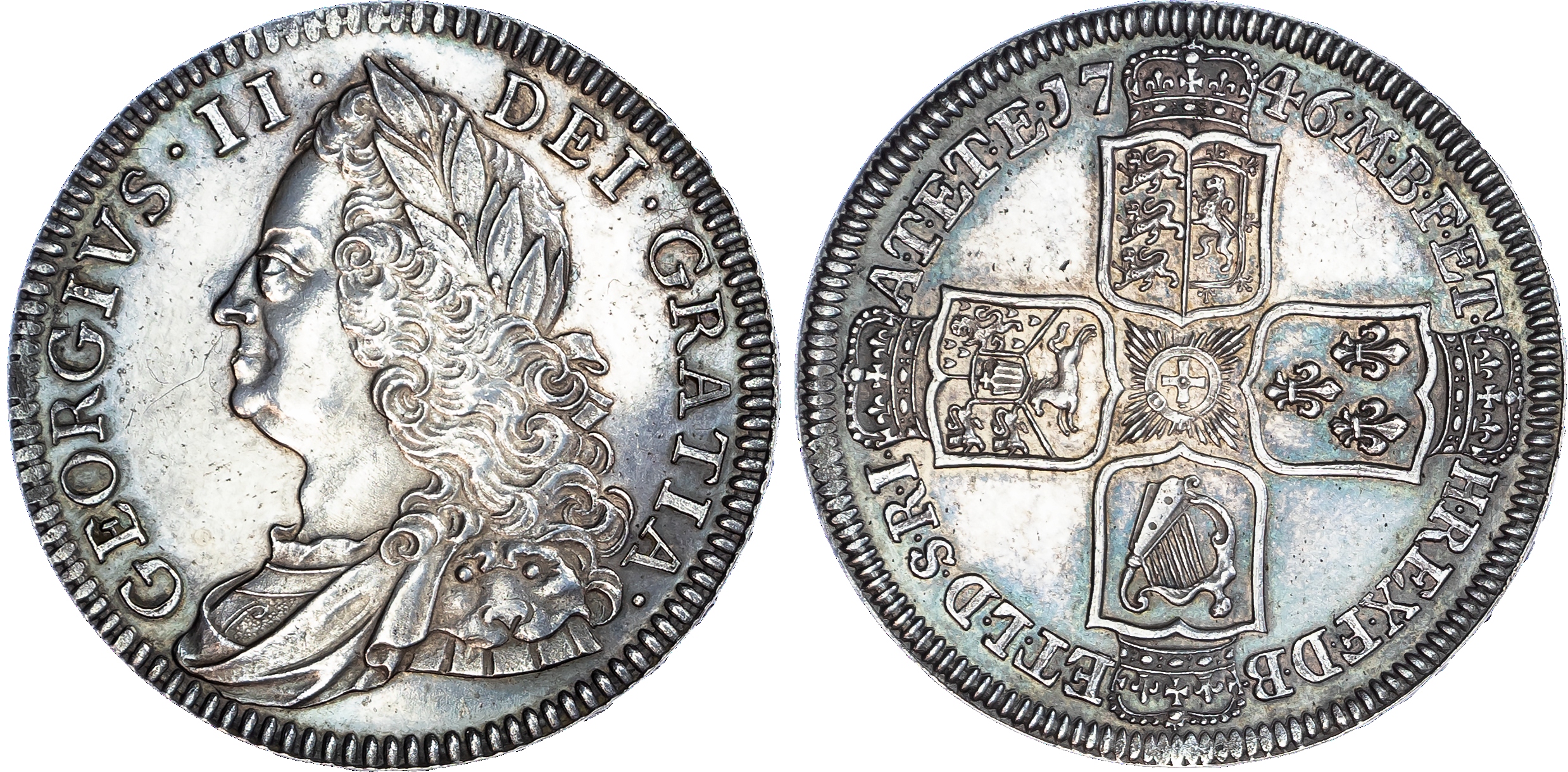 George II (1727-1760), Proof Halfcrown, 1746