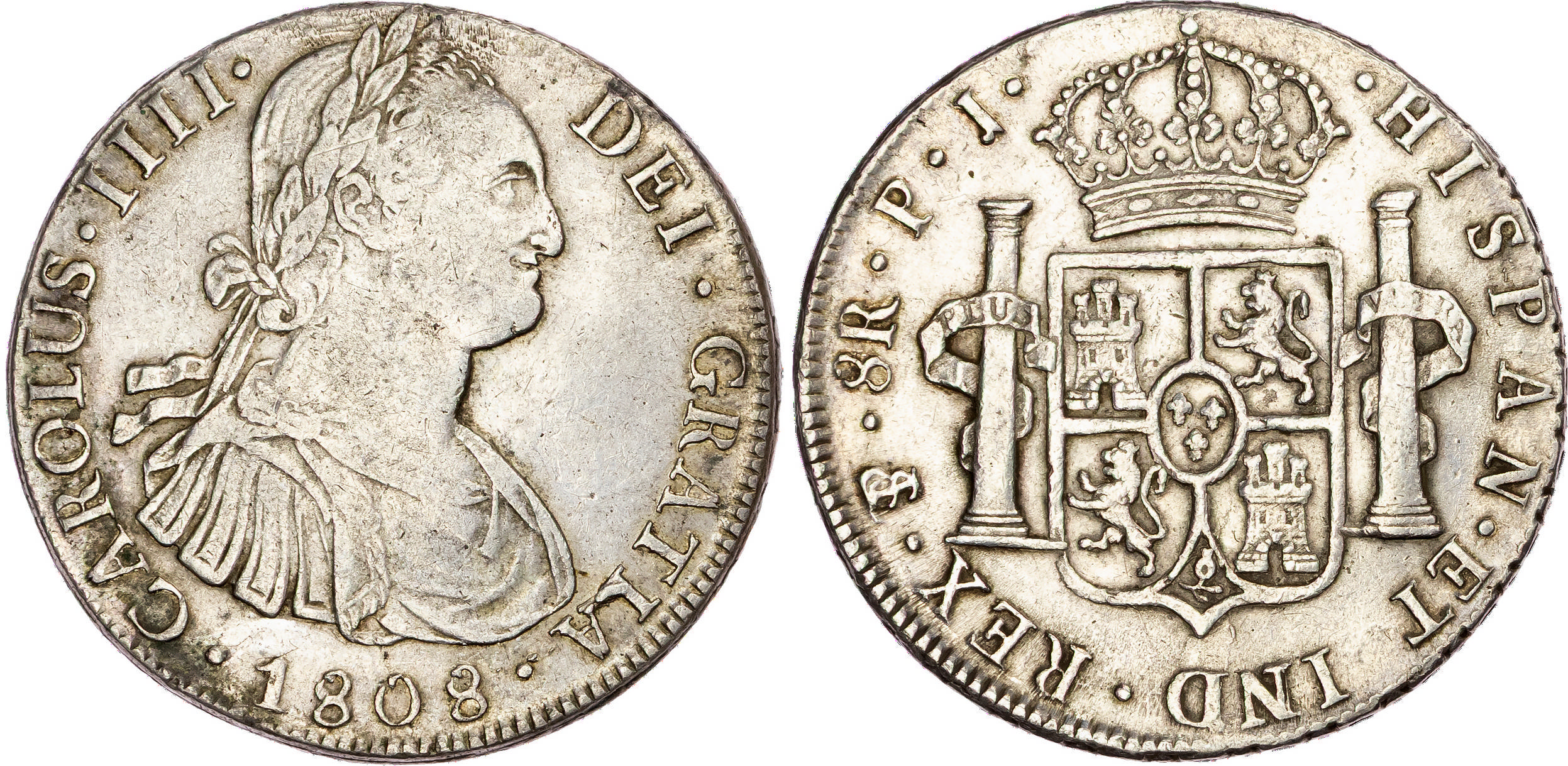 Bolivia, Charles IV (1788-1808) silver 8 Reales, 1808