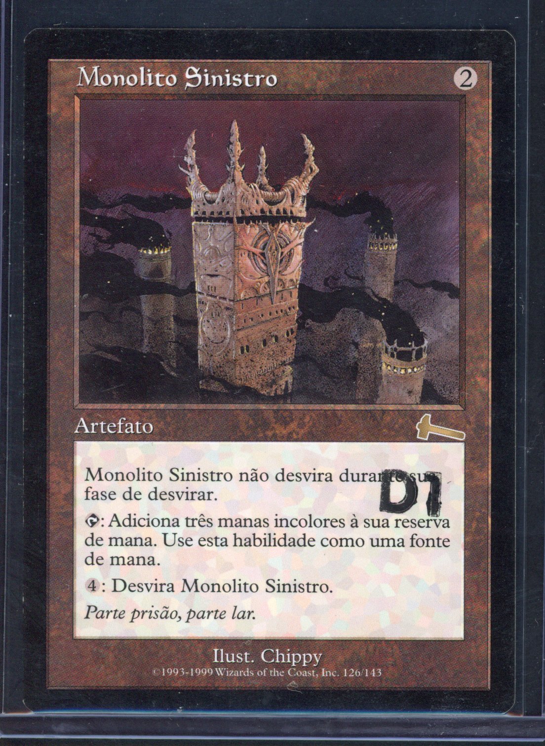Magic The Gathering - Grim Monolith - Portuguese - Urza's Legacy  - VLP