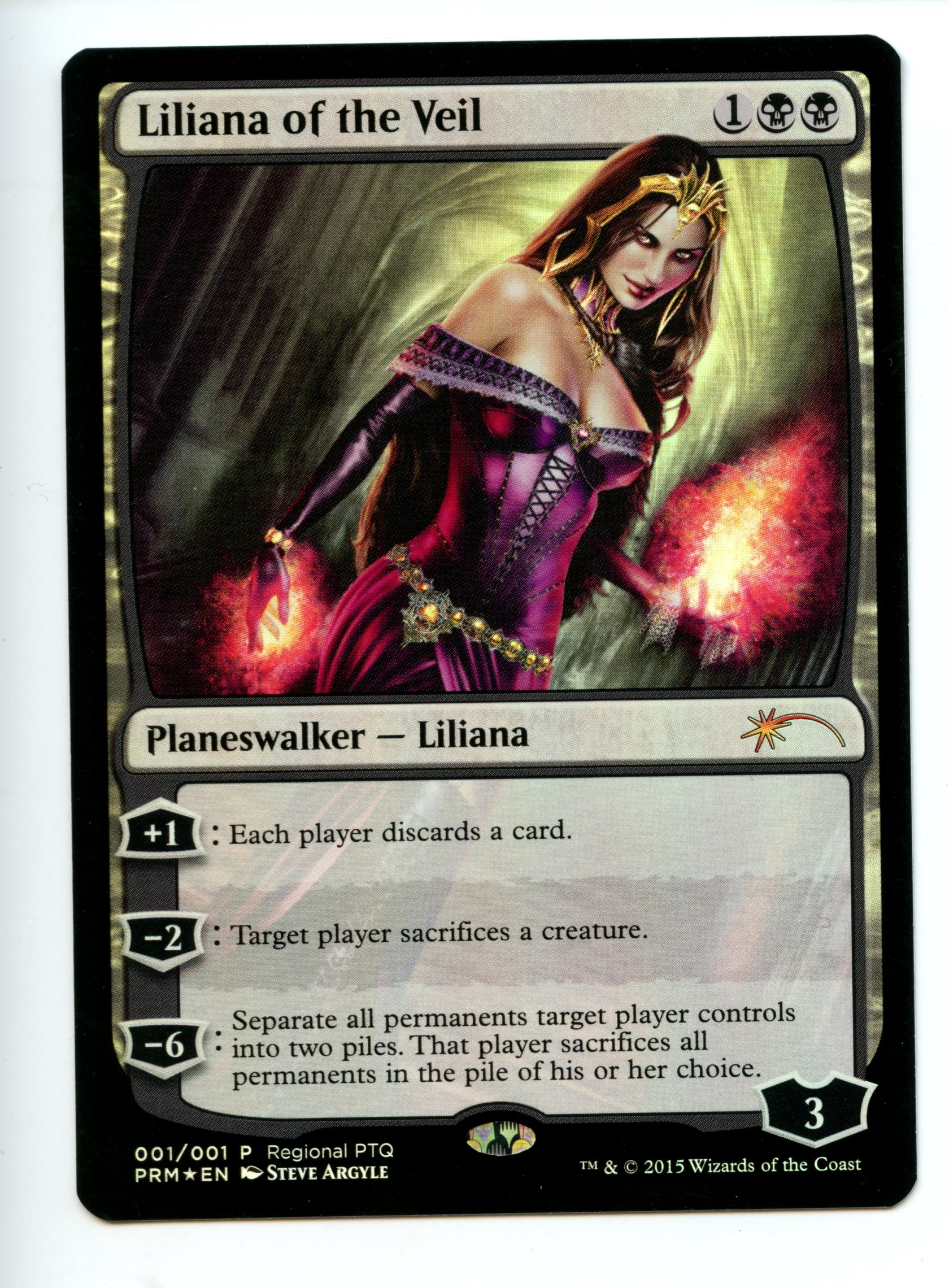 Magic the Gathering - Liliana of the Veil RPTQ - Promo - Near Mint