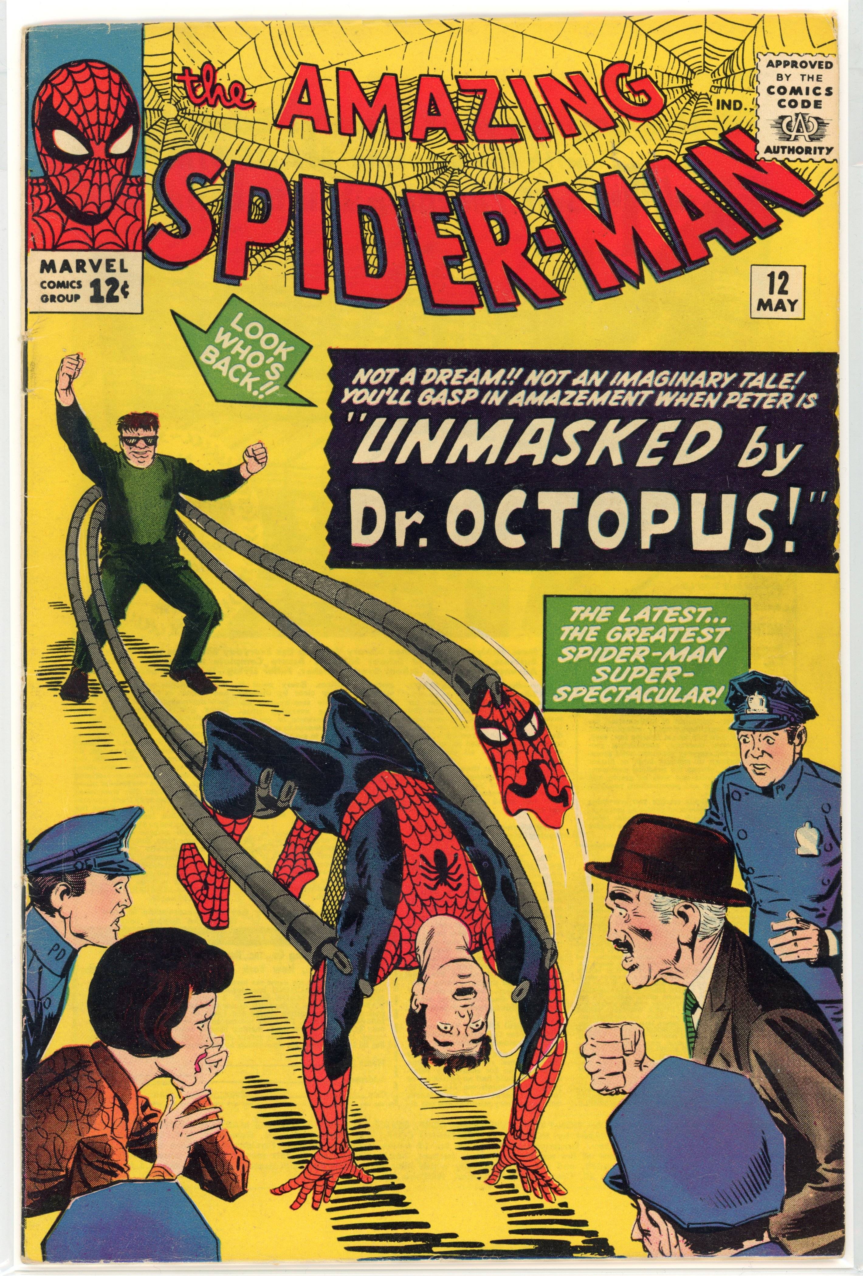 Amazing Spider-Man #12 (Marvel Comics, 1964) Third appearance of Dr. Octopus