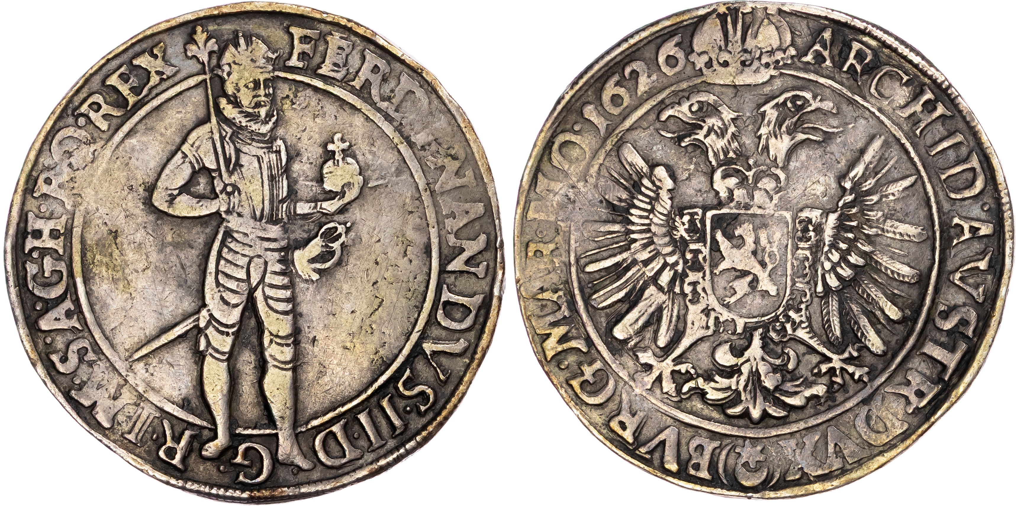 Holy Roman Empire, Ferdinand II Habsburg (1619-1637), silver Taler, 1626