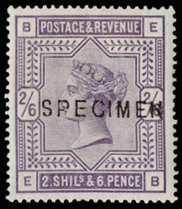 GB 1883 (SPECIMEN) SG178s