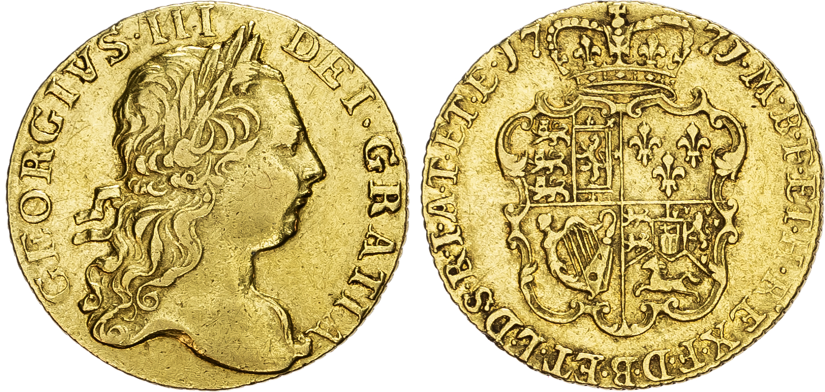 George III (1760-1820) ‘Rose’ Guinea, 1771