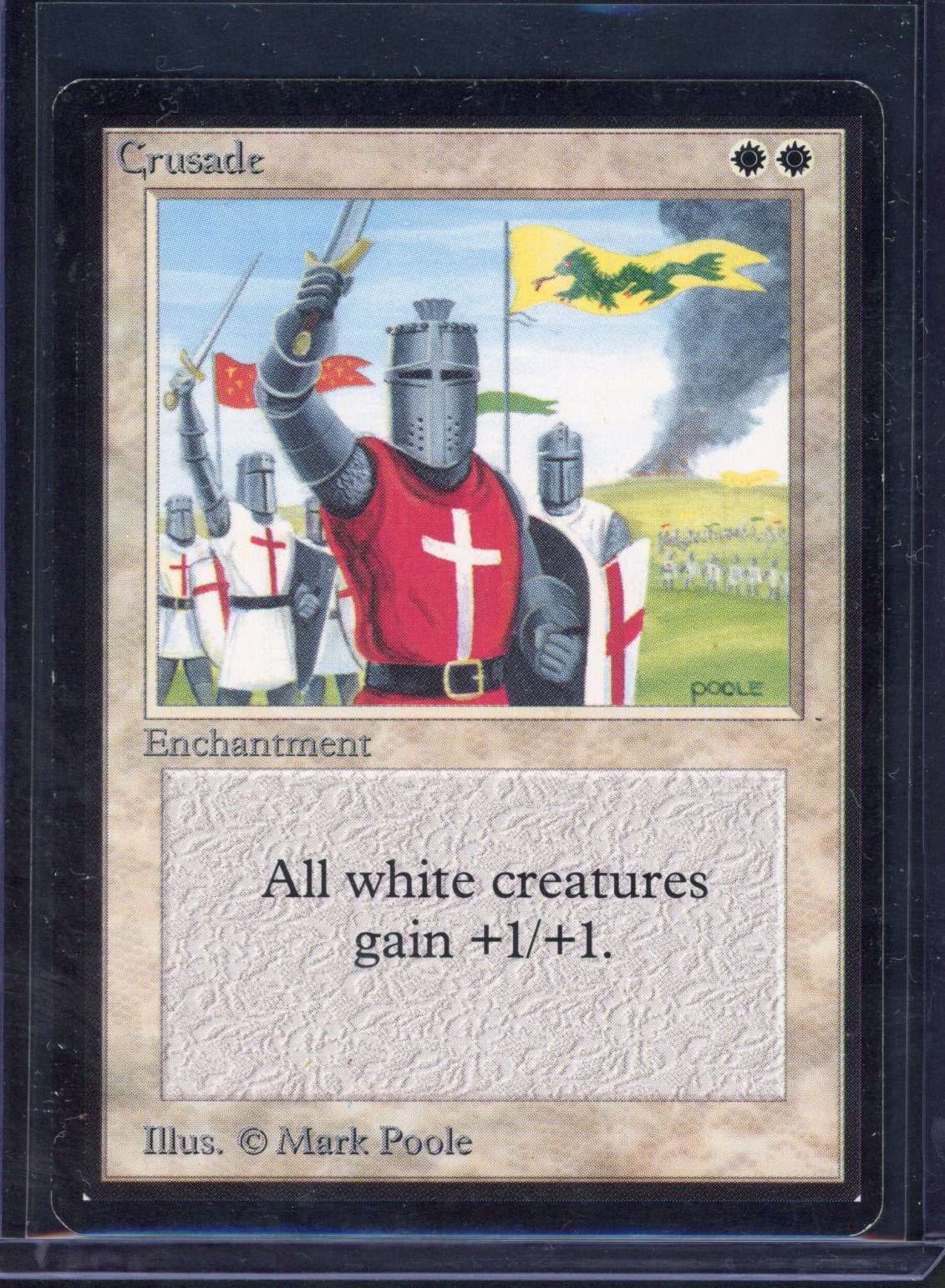 Magic The Gathering - Crusade - BETA - Very Light Play