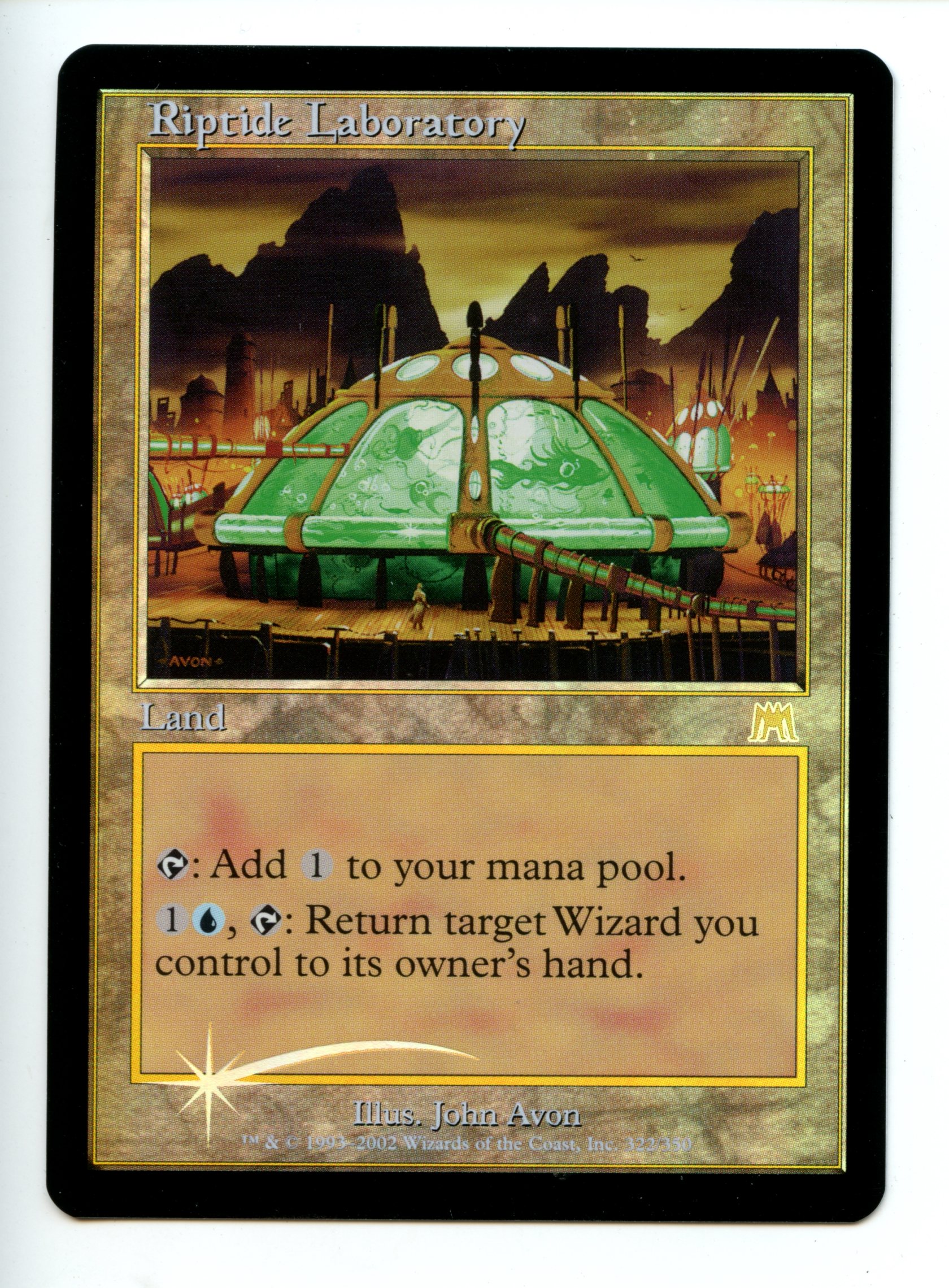 Magic The Gathering  - Riptide Laboratory  FOIL  - Onslaught - Near Mint 