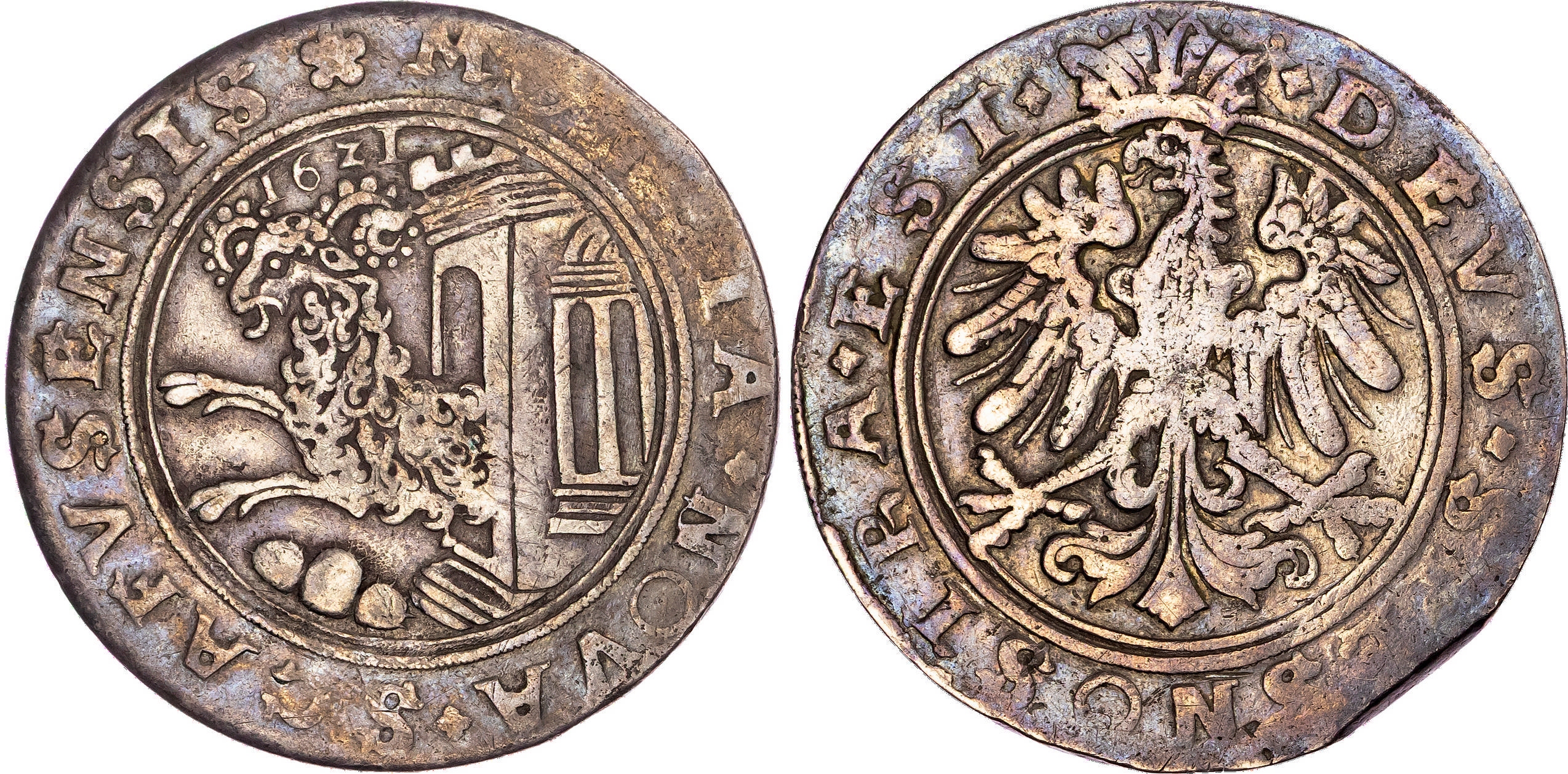 Switzerland, Schaffhausen, silver Taler, 1621
