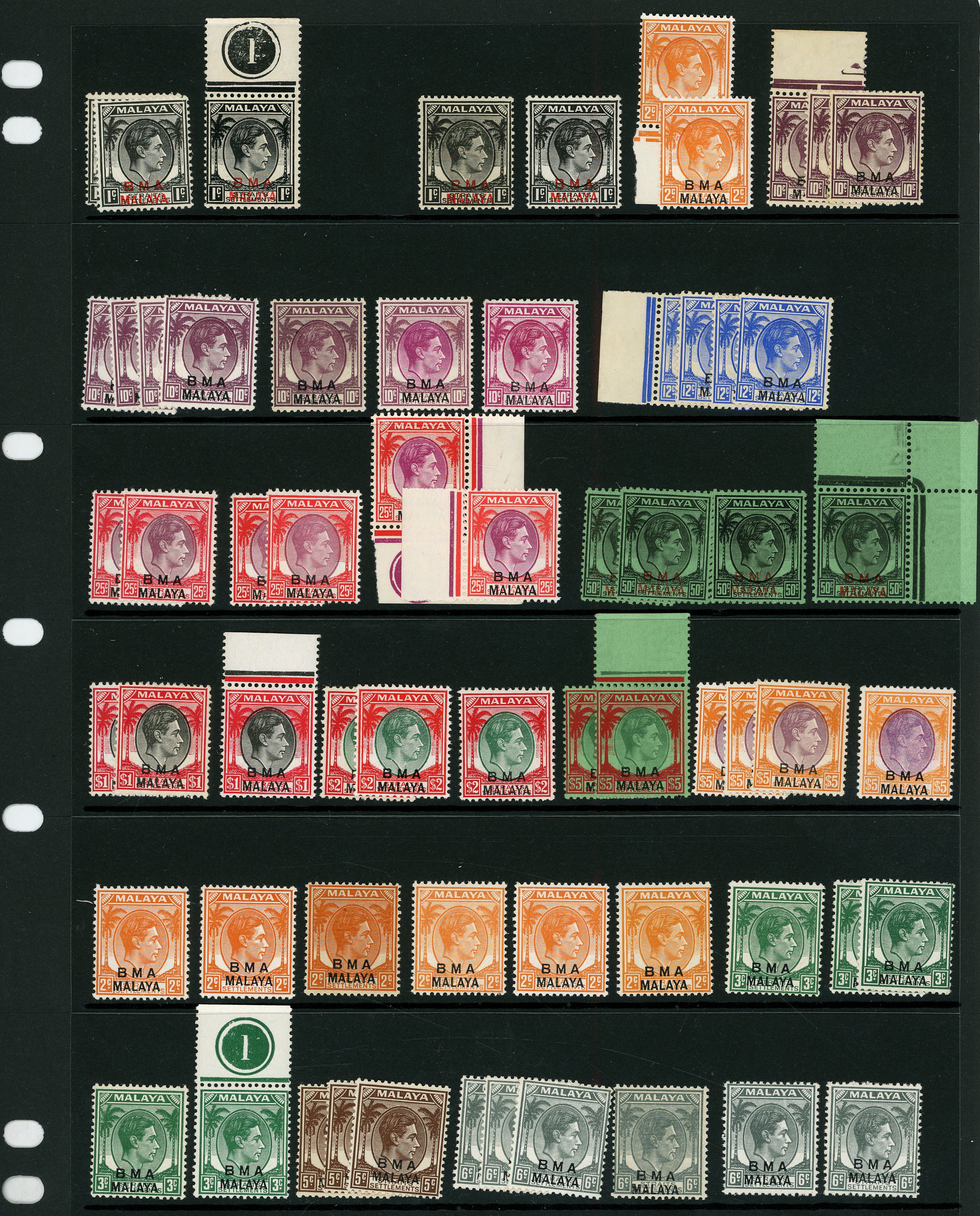 Malaya BMA collection...