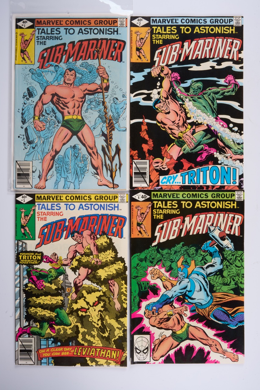 Tales To Astonish Starring The Sub-Mariner Volume 2 (Marvel Comics, 1979-80) Bundle of 14