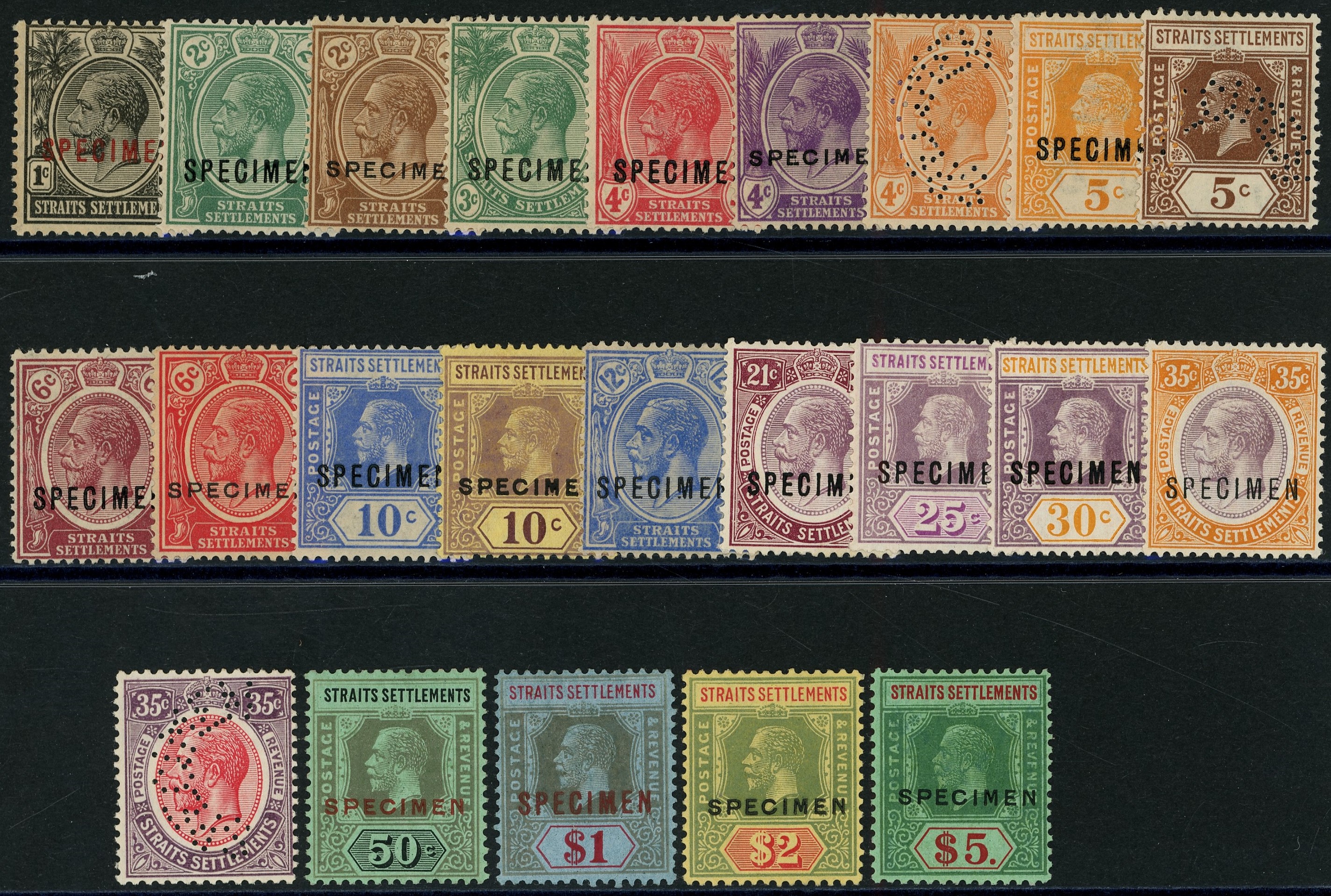 Straits Settlements SG 218s/240as...