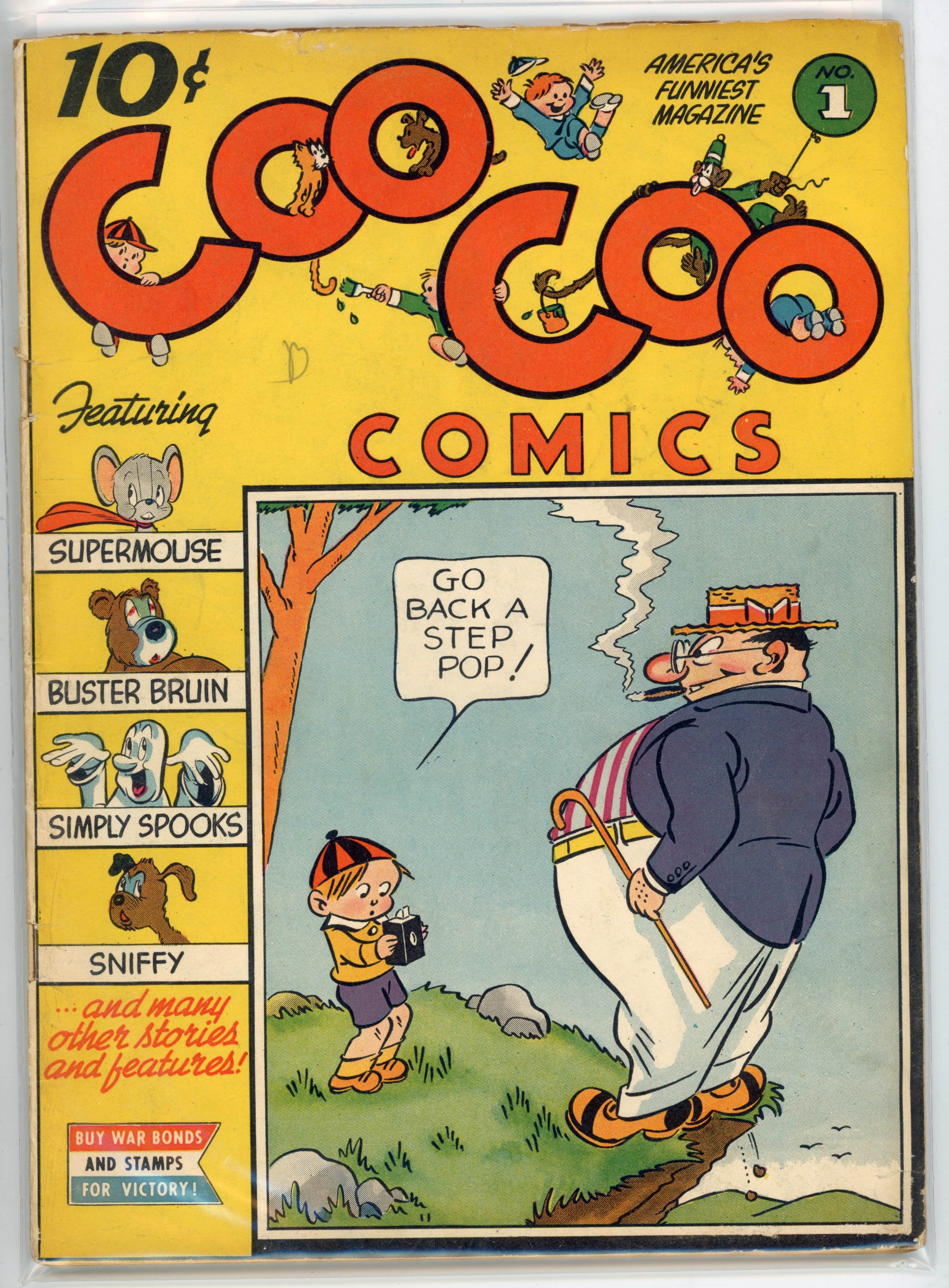 Coo Coo Comics #1 (Nedor Publications, 1942) Origin and First appearance of Super Mouse