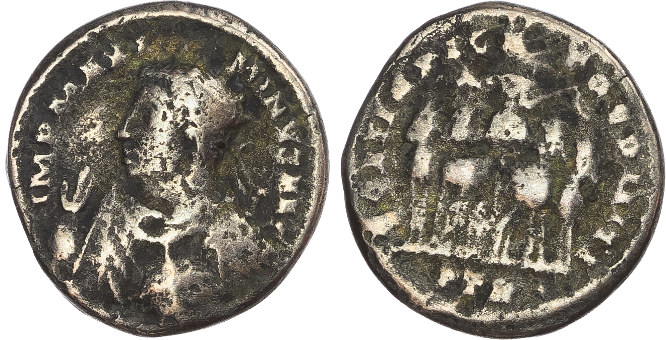 Maximinus Daia (AD 310-313) BI Pseudo-Argenteus, Trier, 2.93g.