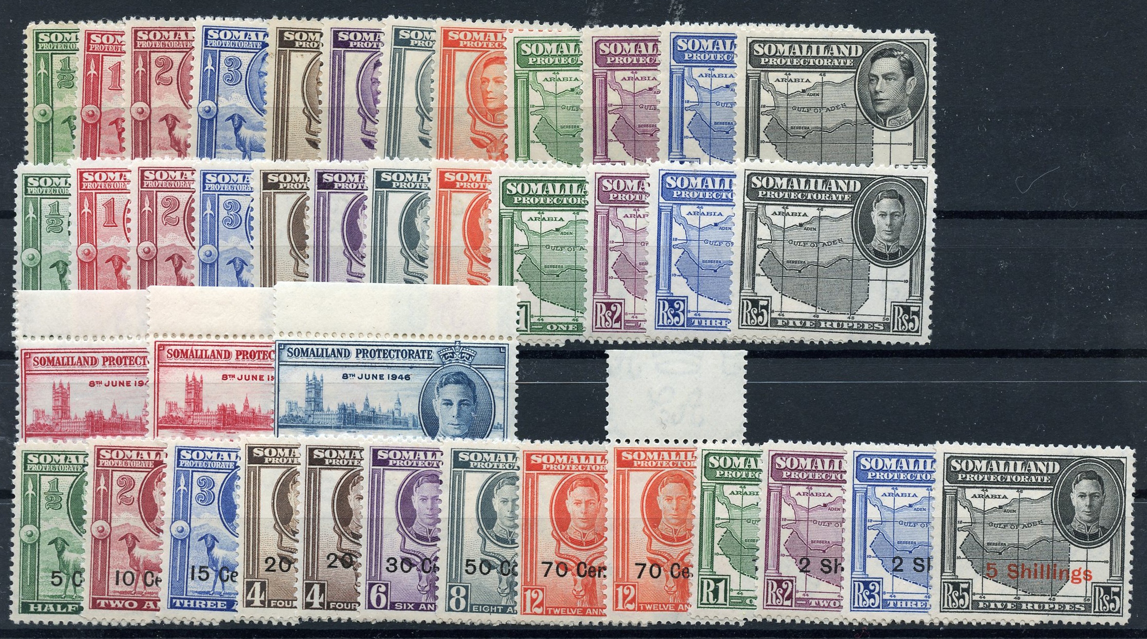 Somaliland SG 93-118, 125-135...