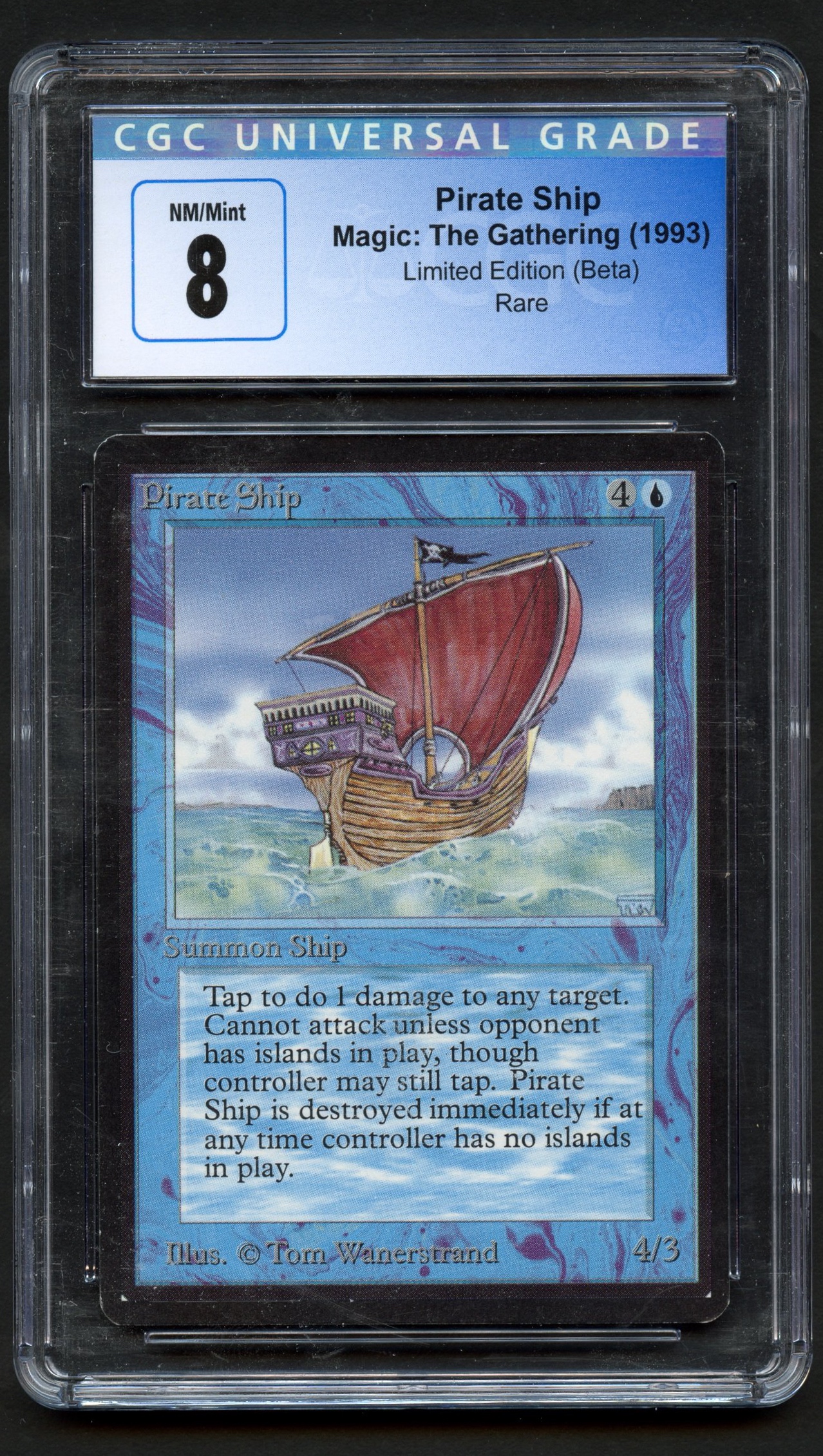 CGC 8 Pirate Ship - Beta - 1993