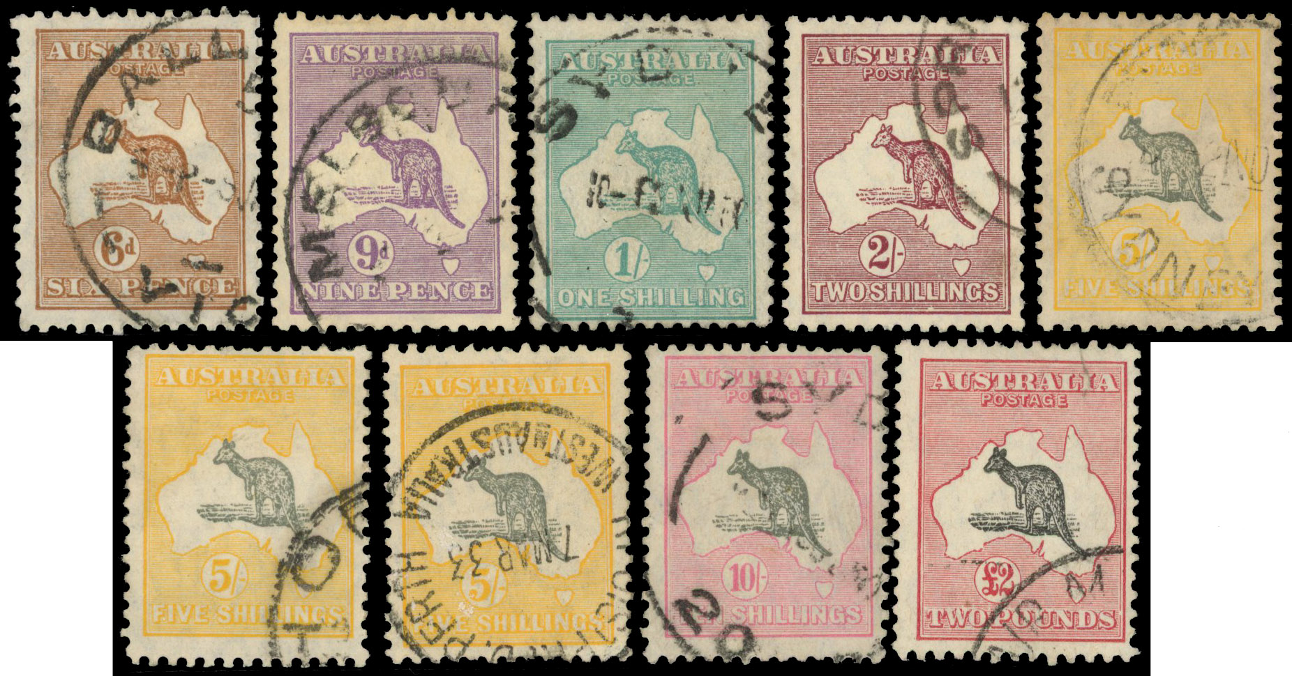 Australia SG 107-14 used