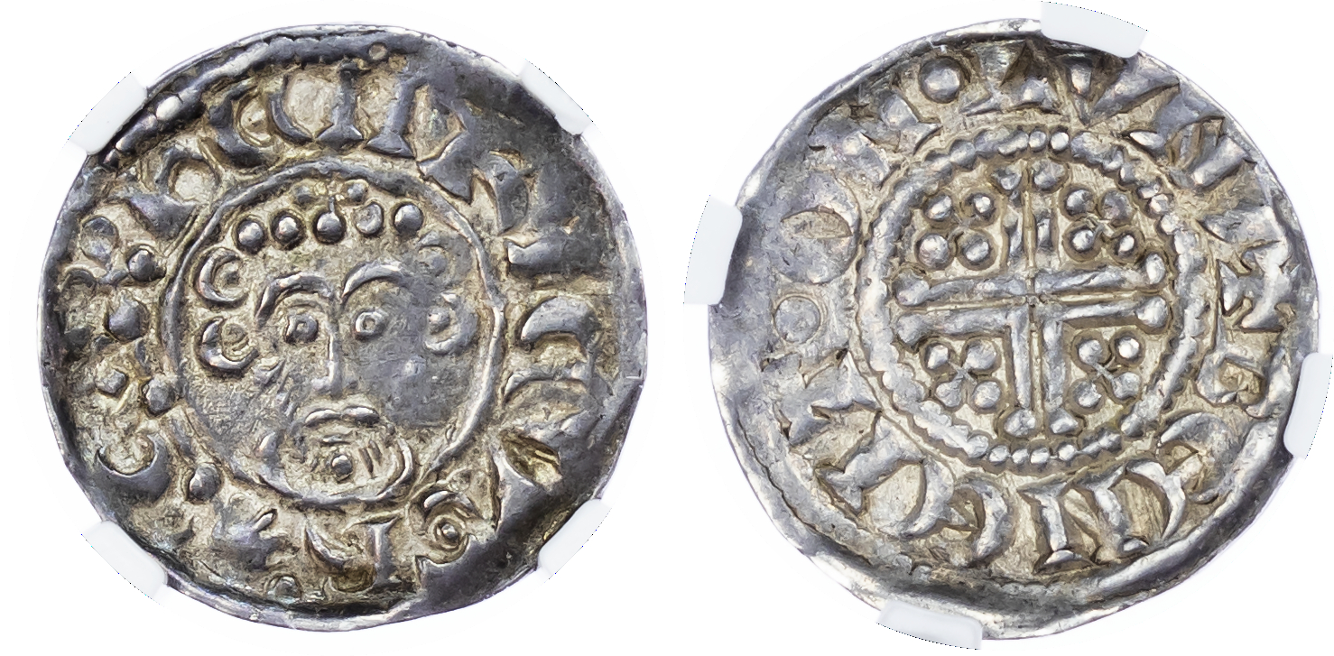 John (1199-1216), AR Penny, Class 5B, Beneit on London, 1.45g.