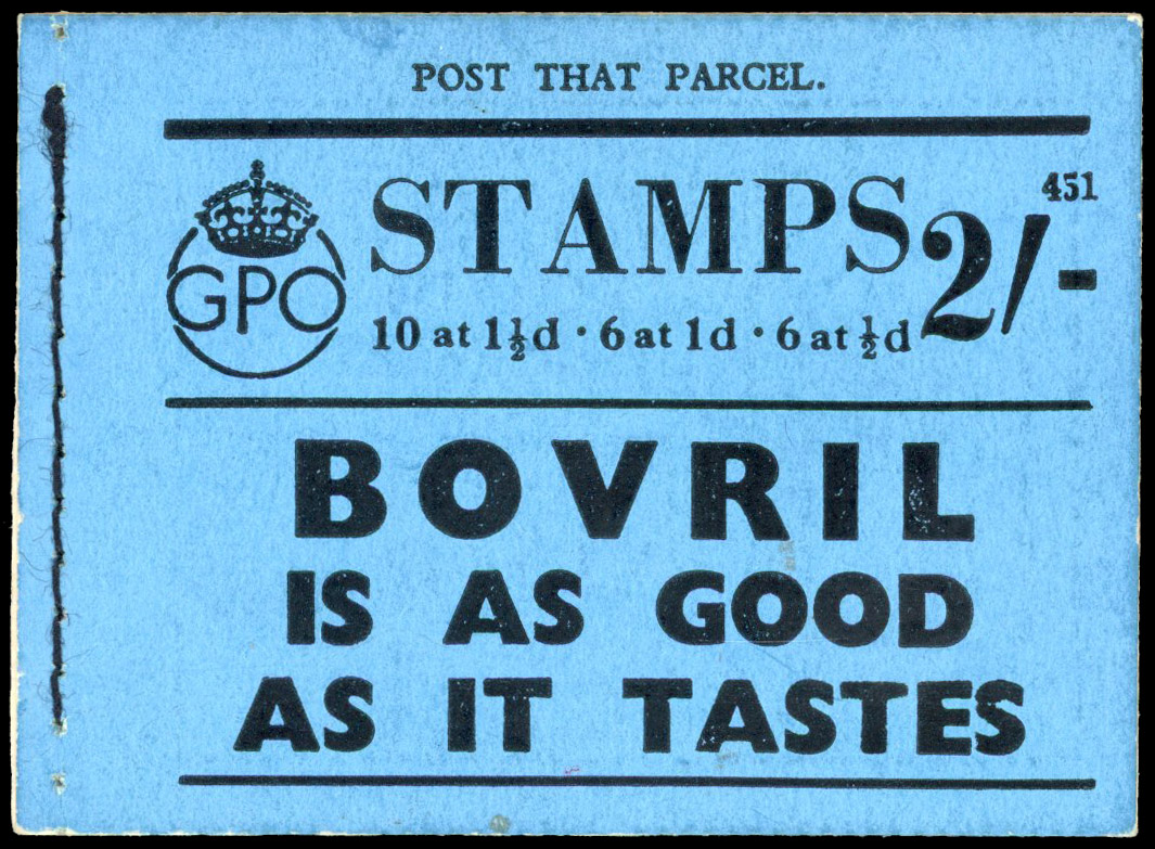 1938 2s Booklet (Edition 451). A fine and fresh example. Scarce so fine. SGBD12.