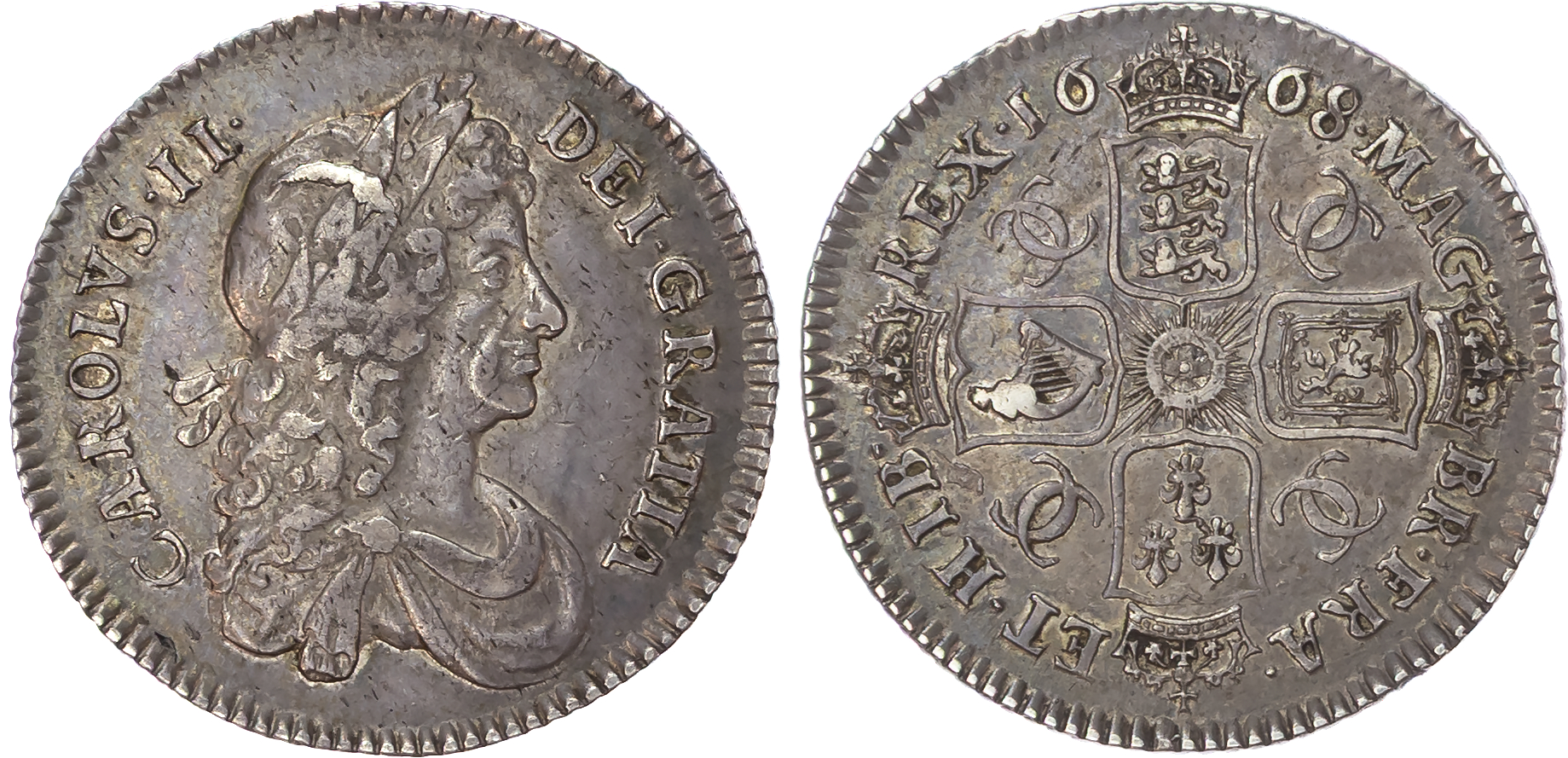 Charles II (1660-1685), Shilling, 1668.