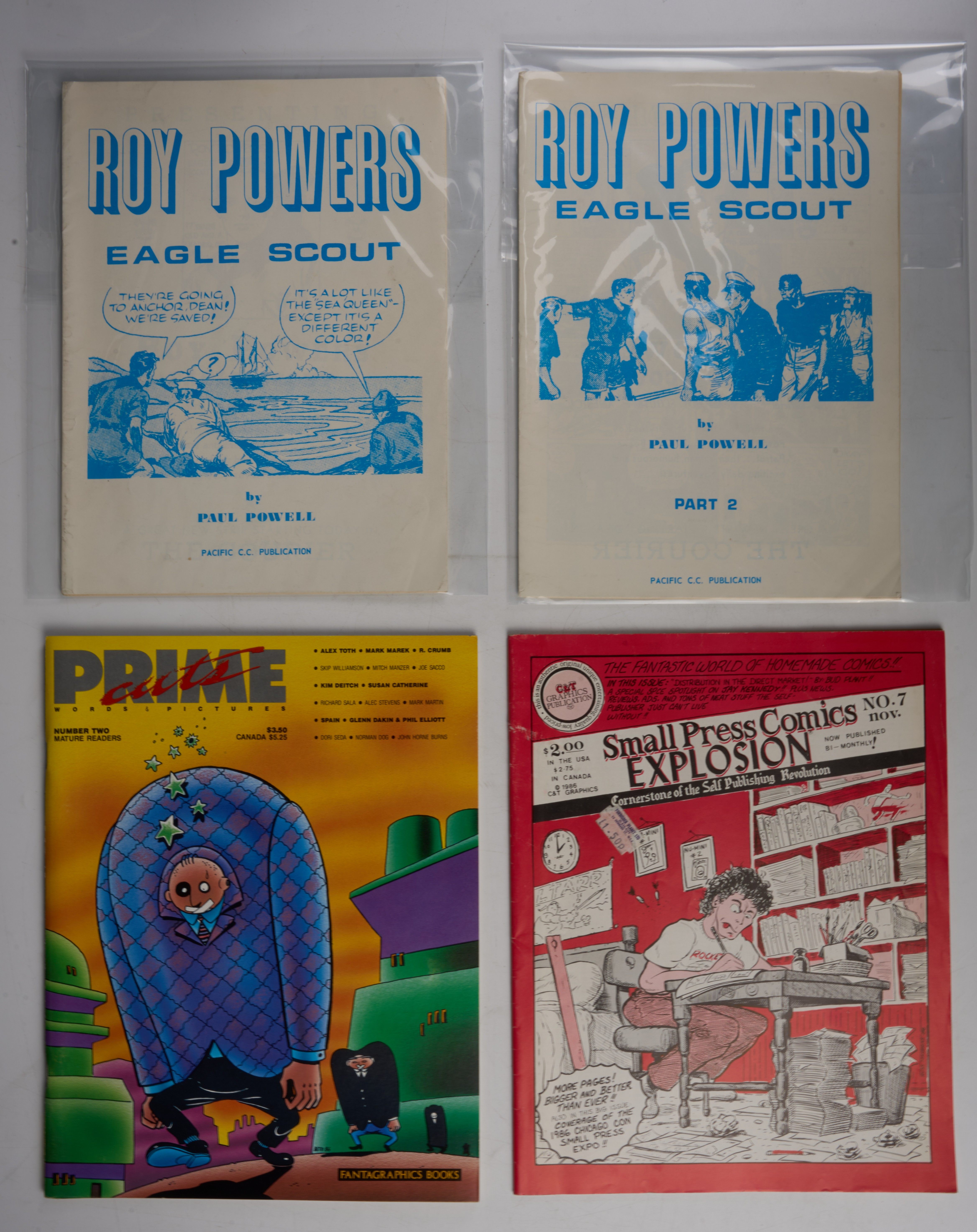 Roy Powers, Best of Cosmic Circus, Pssst! & More (Pacific, C&T, Brain Trust, Artpool & More, 1974-87) Bundle of 10