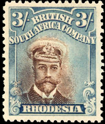 Rhodesia 3/- SG 236b var mint