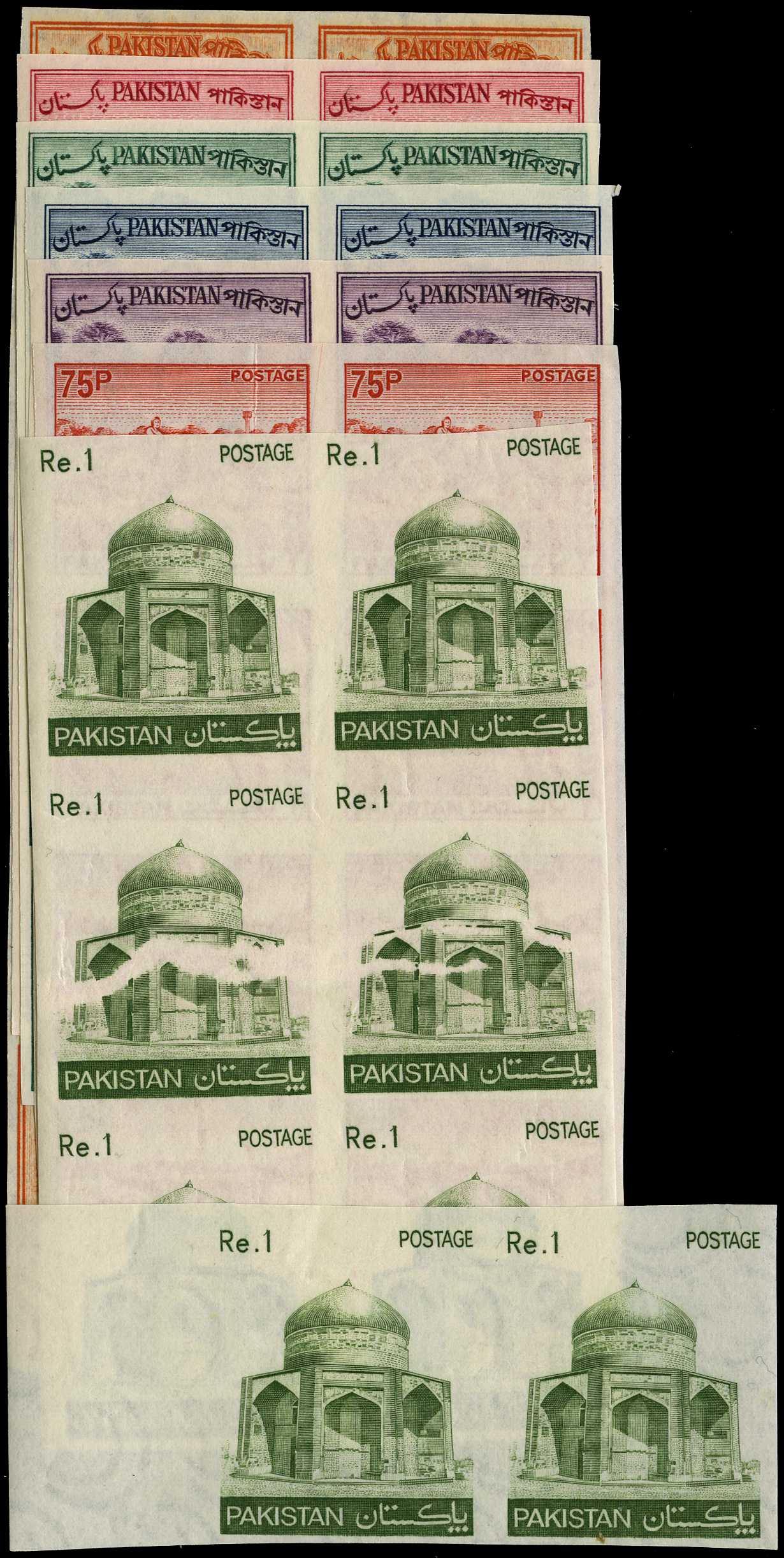 1962-70 2p, 20p, 25p and 40p plus 1963-79 2r...