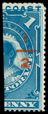 1894 (May) '½' on right half of 1d dull...