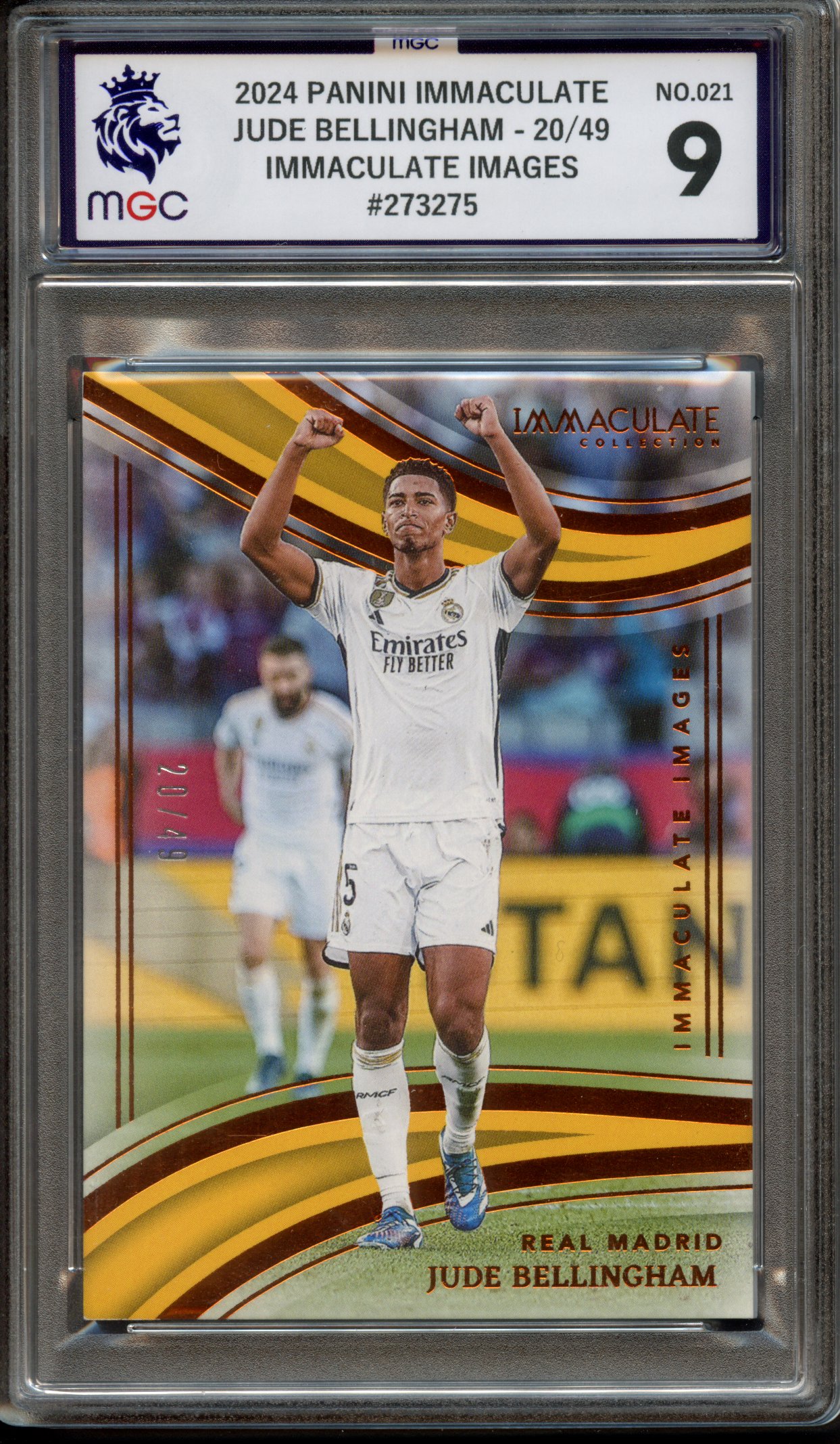 MGC 9 2024 Panini Immaculate Jude Bellingham 20/49 Immaculate Images