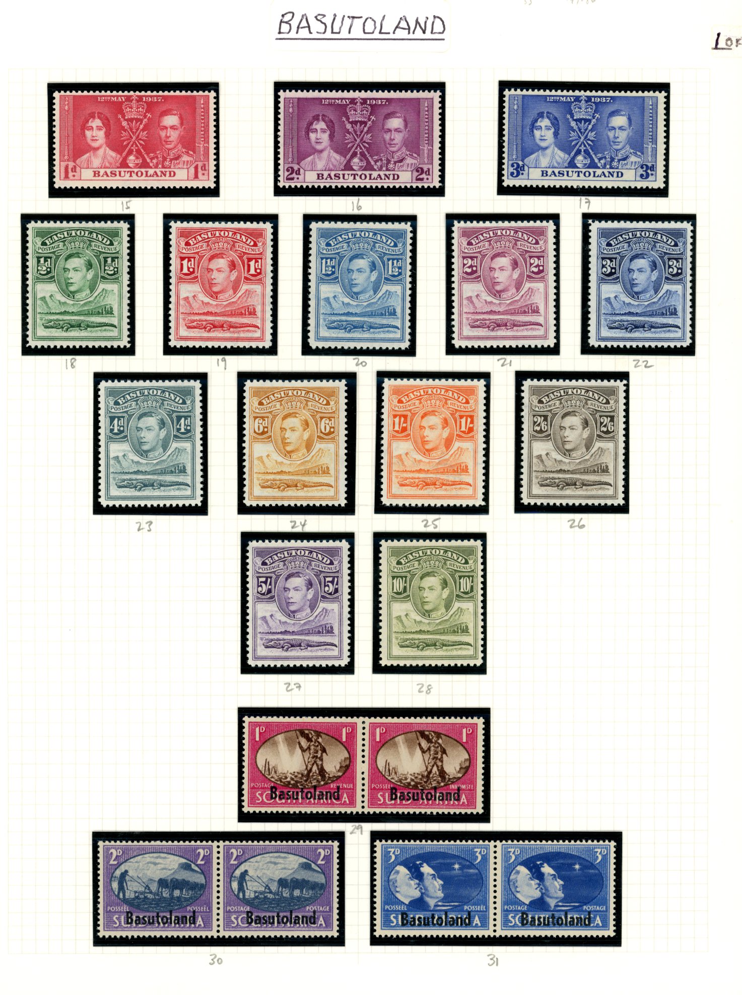 1937-52 KG VI British Africa mint collection...