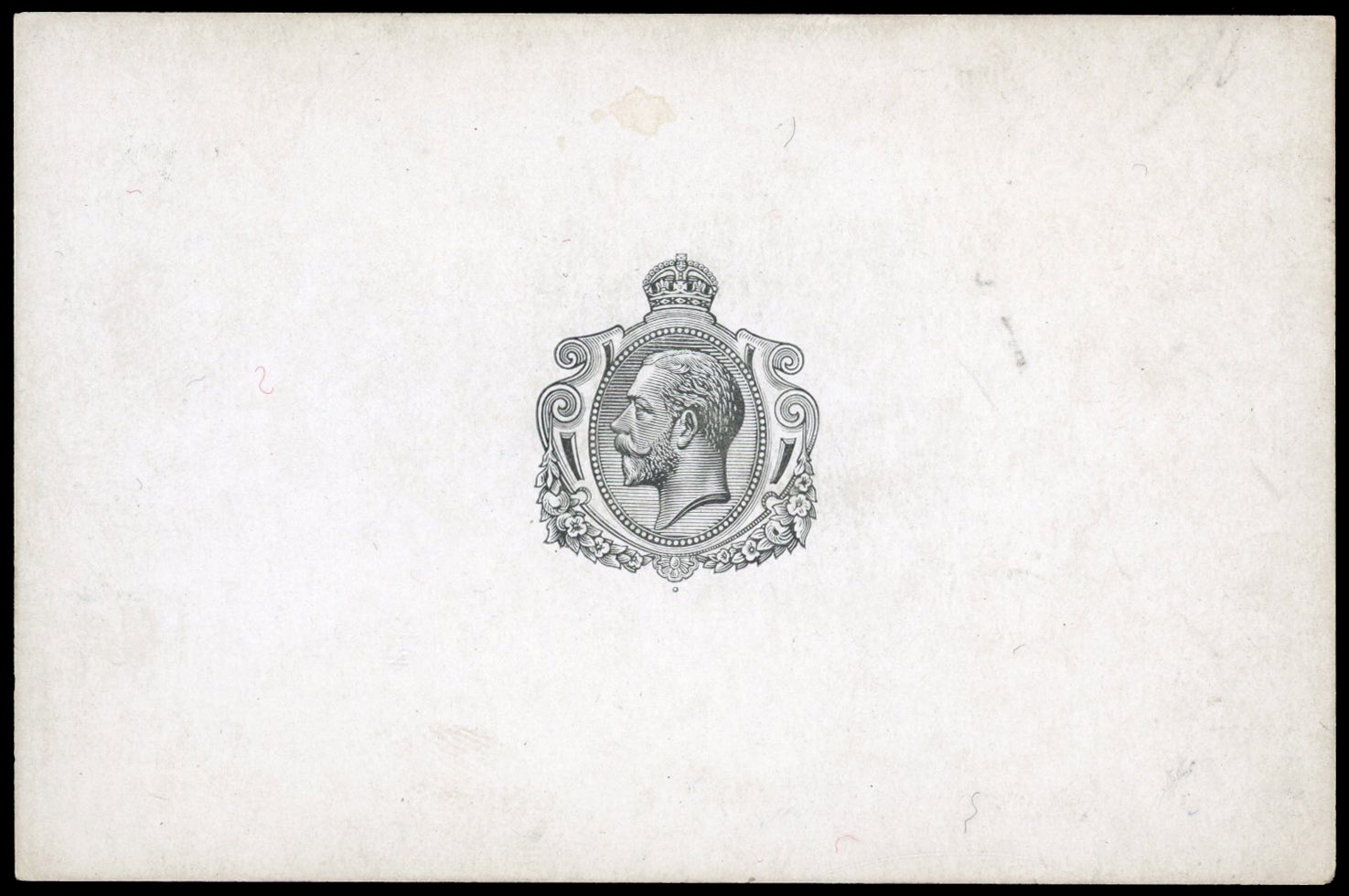 British Commonwealth 1912 KGV large Nyasaland head die proof