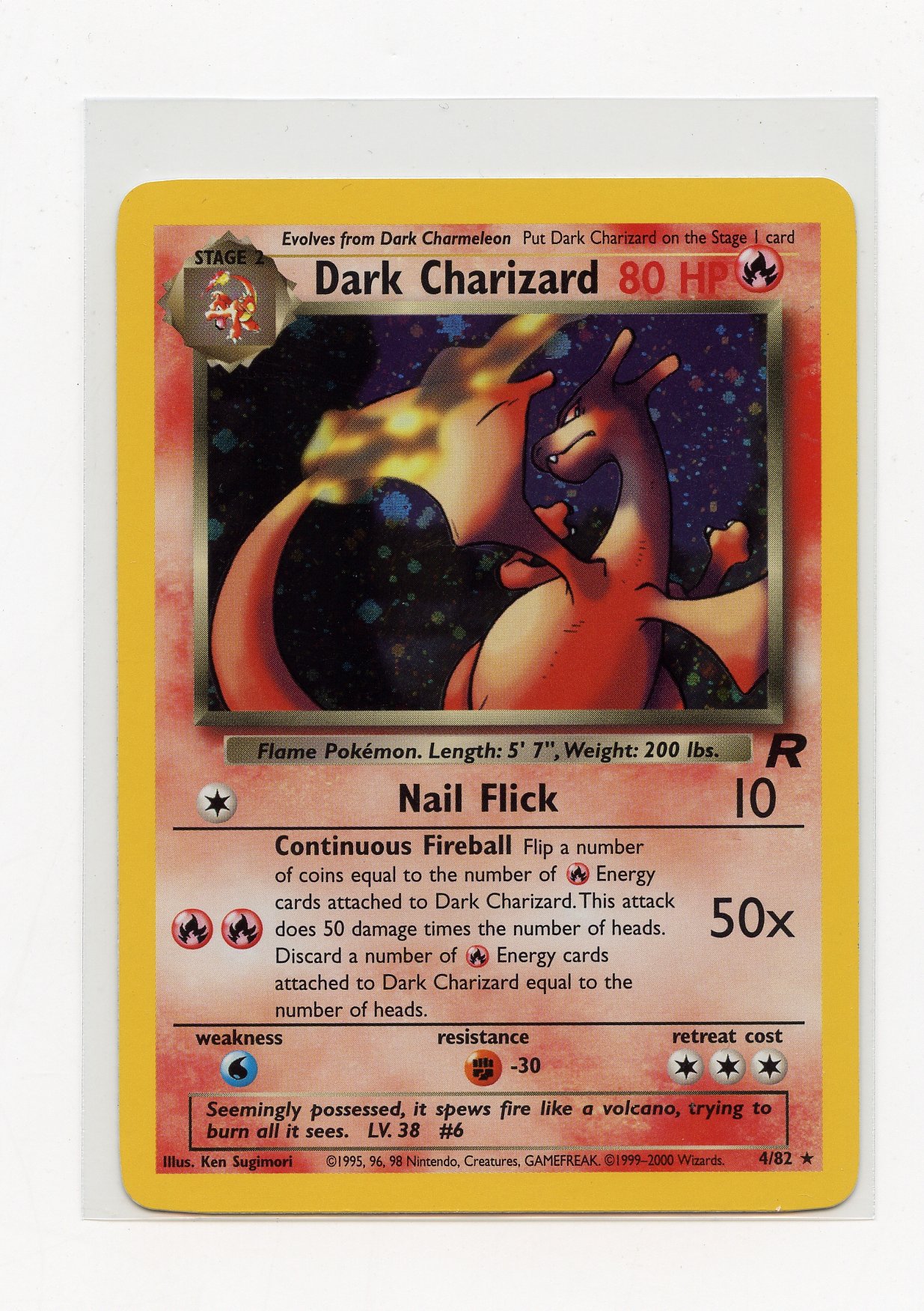 Dark Charizard #4 Holo Team Rocket - LP