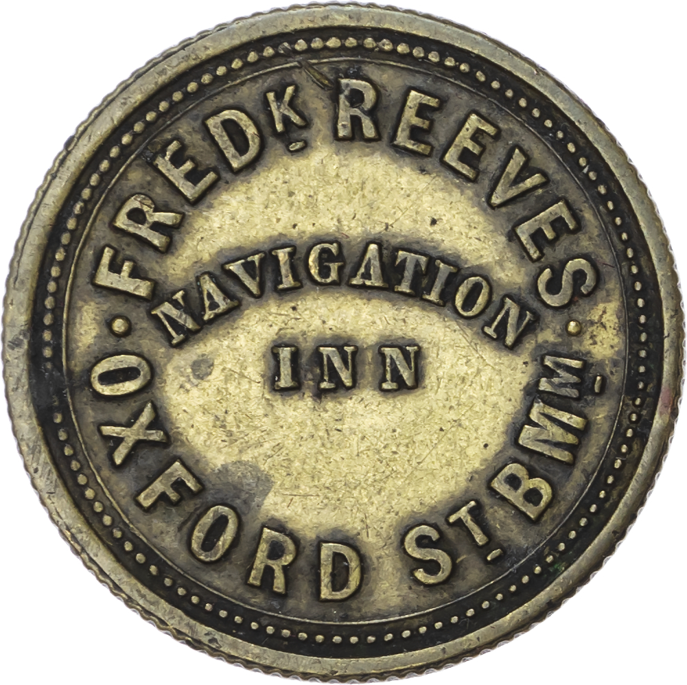 Lot of 6 coins - West Mids. Birmingham , Digbeth, Three Tuns, no denom. 25.5mm. W H Westwood, UNC gilded; Digbeth,...