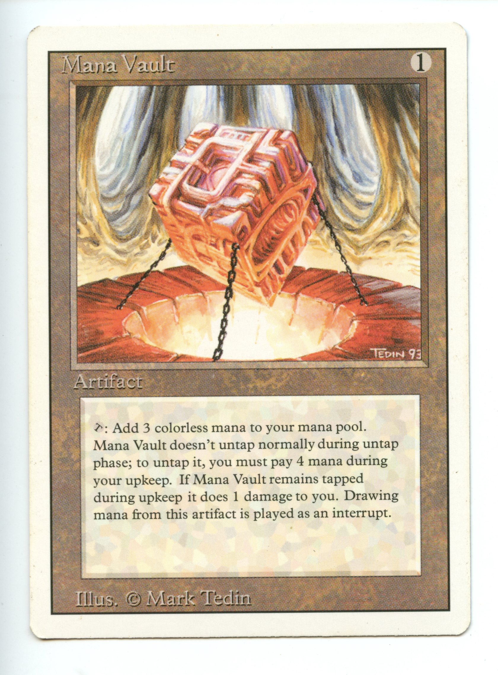 Magic the Gathering - Mana Vault  - Revised - Near Mint