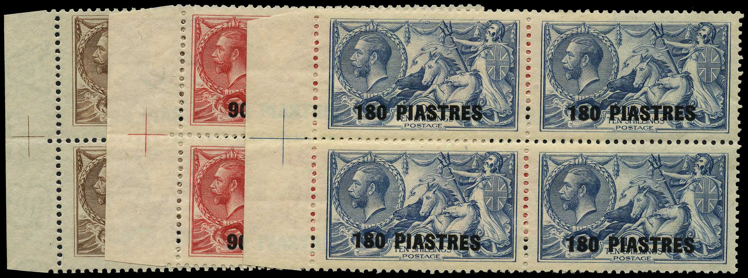 Turkish Currency. 1921 45p - 180p...