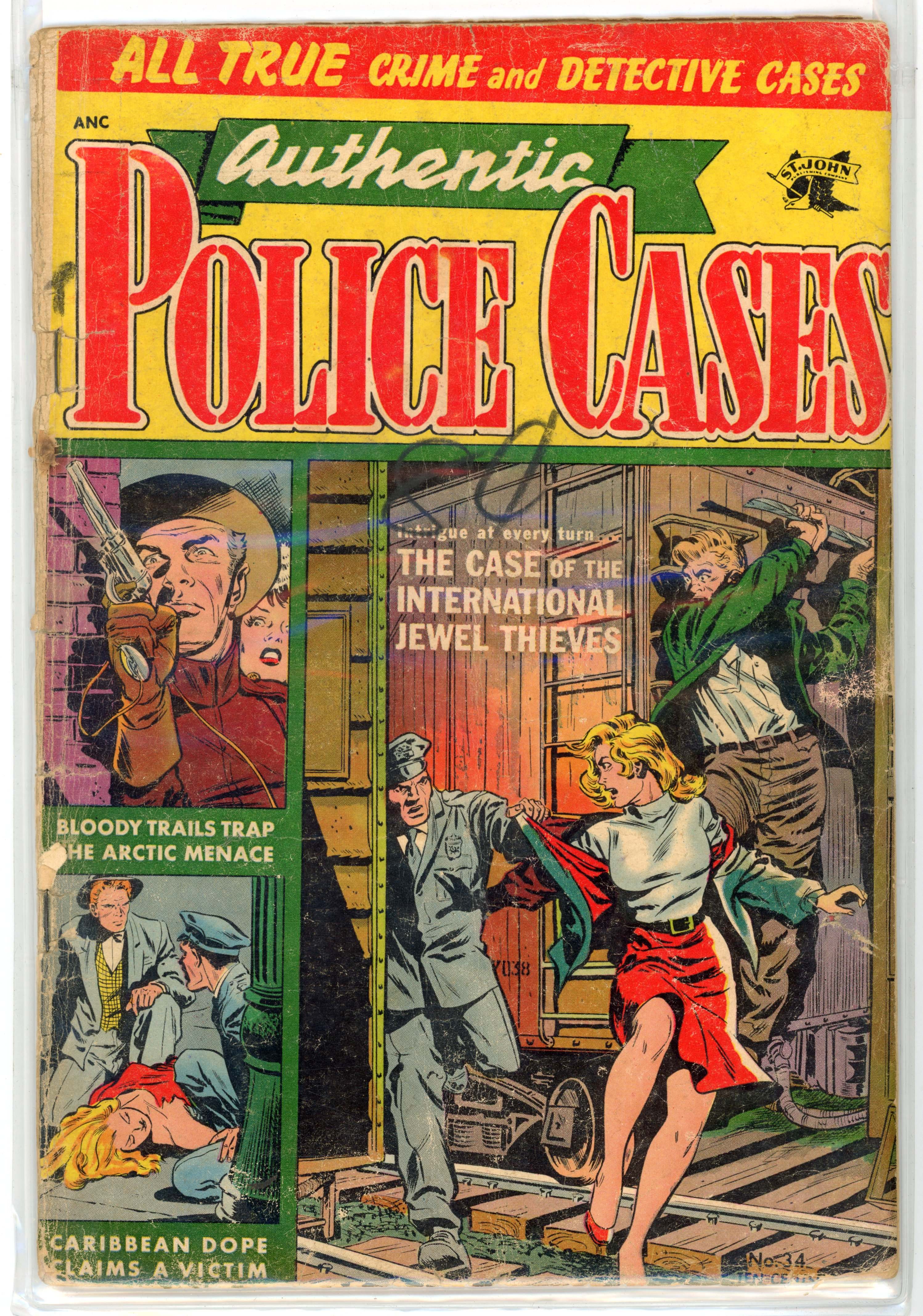 †Authentic Police Cases #34 (St. John, 1954)