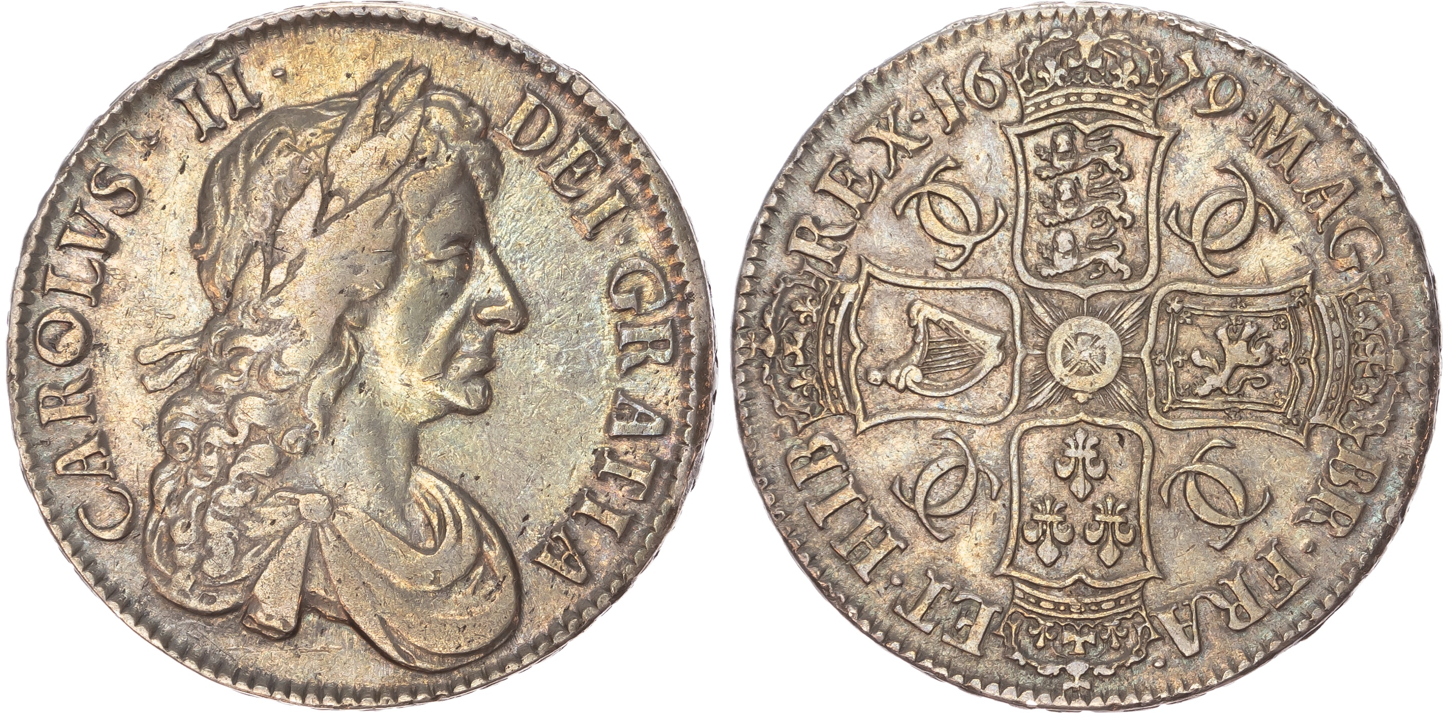 Charles II (1660-1685), Crown, 1679, TRICESIMO PRIMO