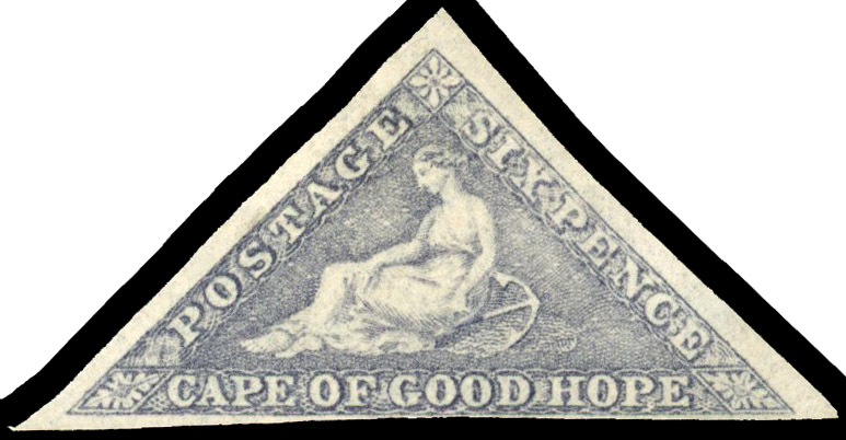 Cape of Good Hope SG 7c 6d slate-lilac unused