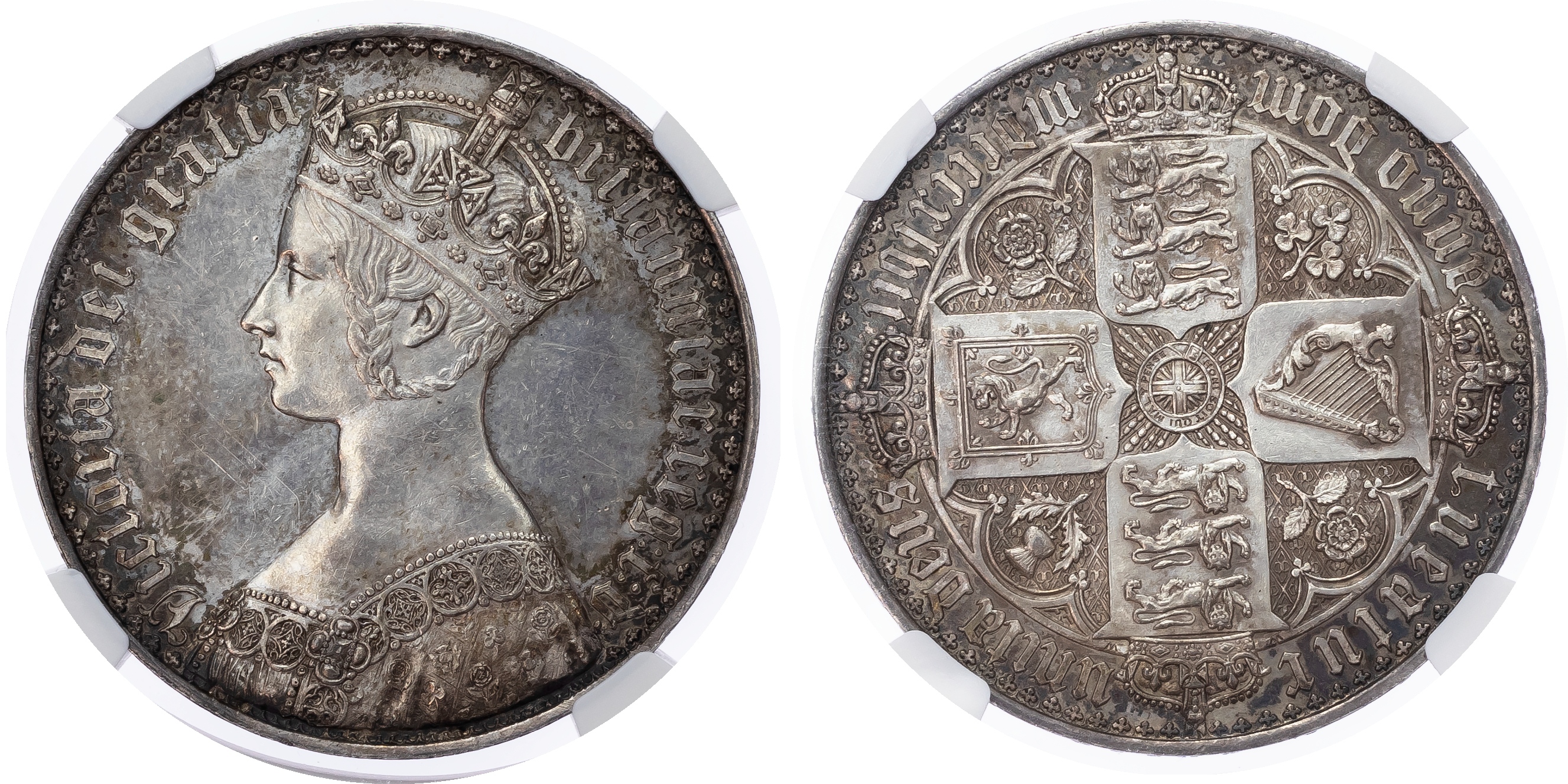 Victoria (1837-1901), Proof Crown, 1847, NGC PF61