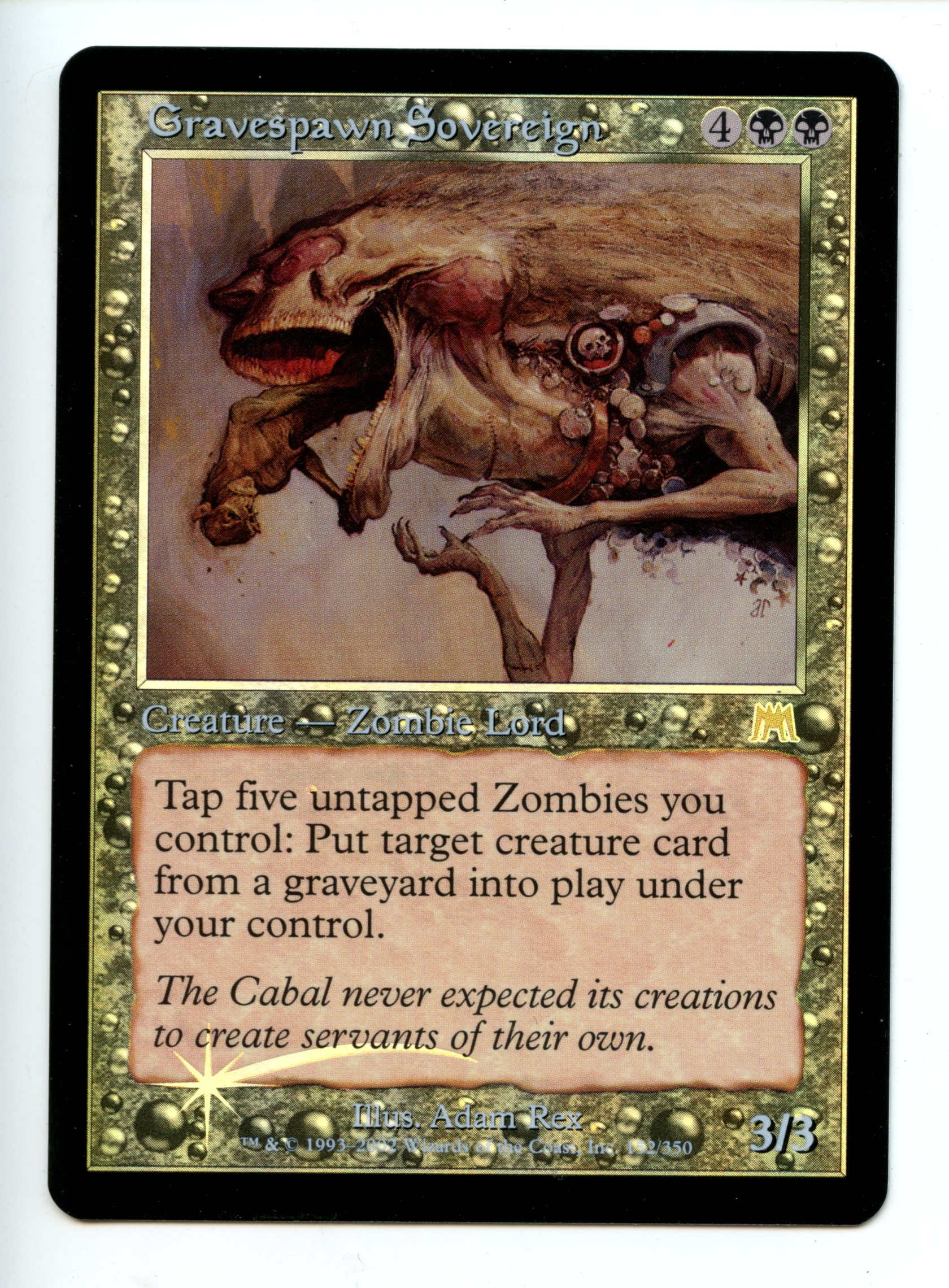 Magic: The Gathering - Gravespawn Sovereign FOIL - Onslaught - Near Mint