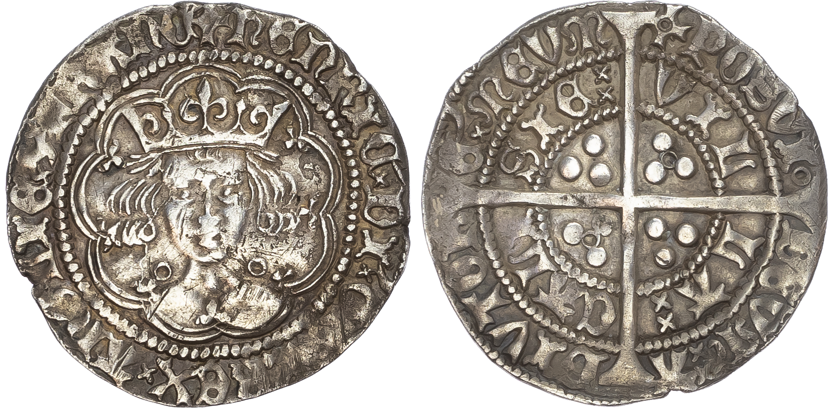 English Hammered Silver Coins (various rulers and denominations) (7).