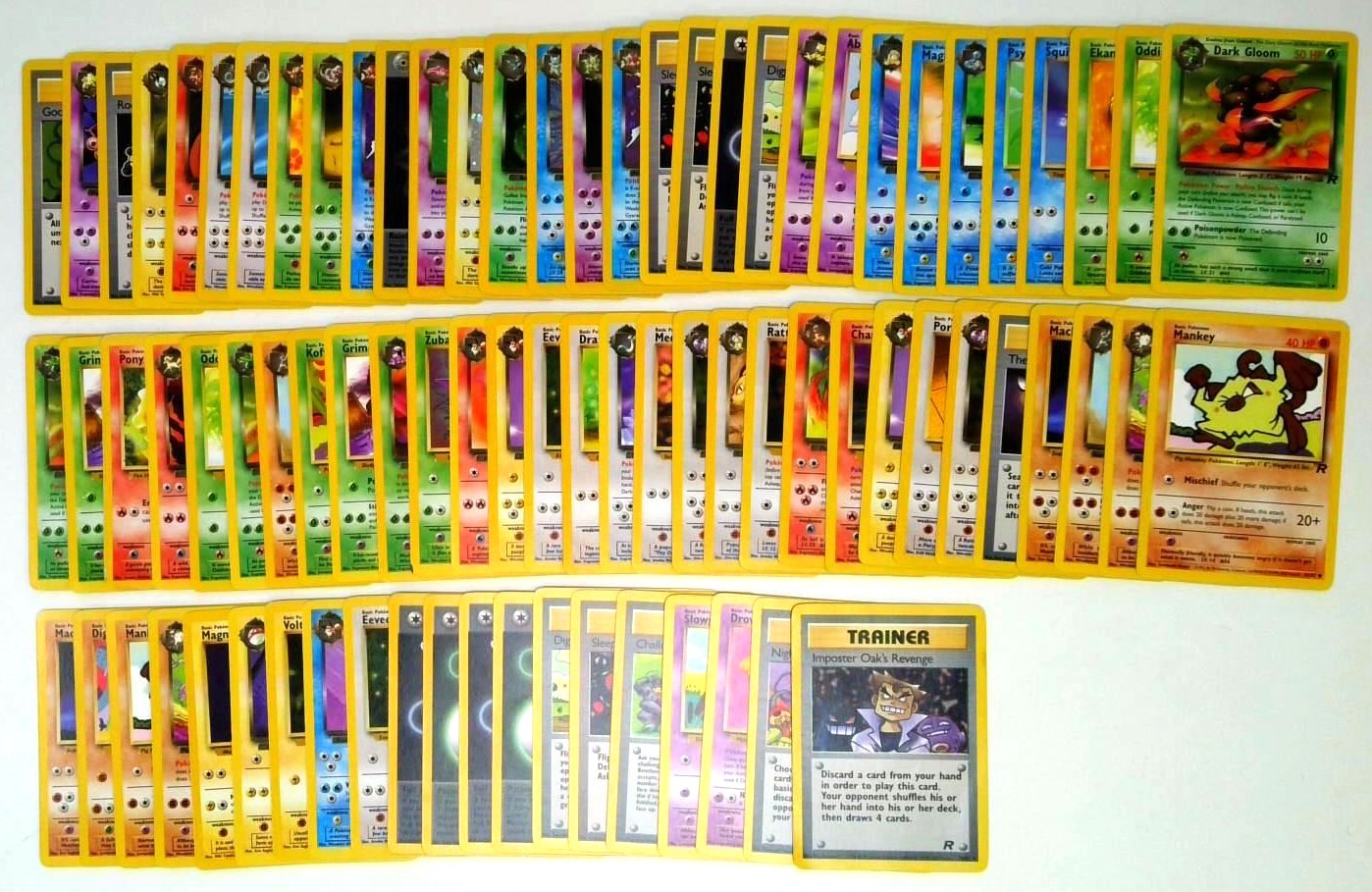 Pokémon TCG - Partially Complete Team Rocket Set