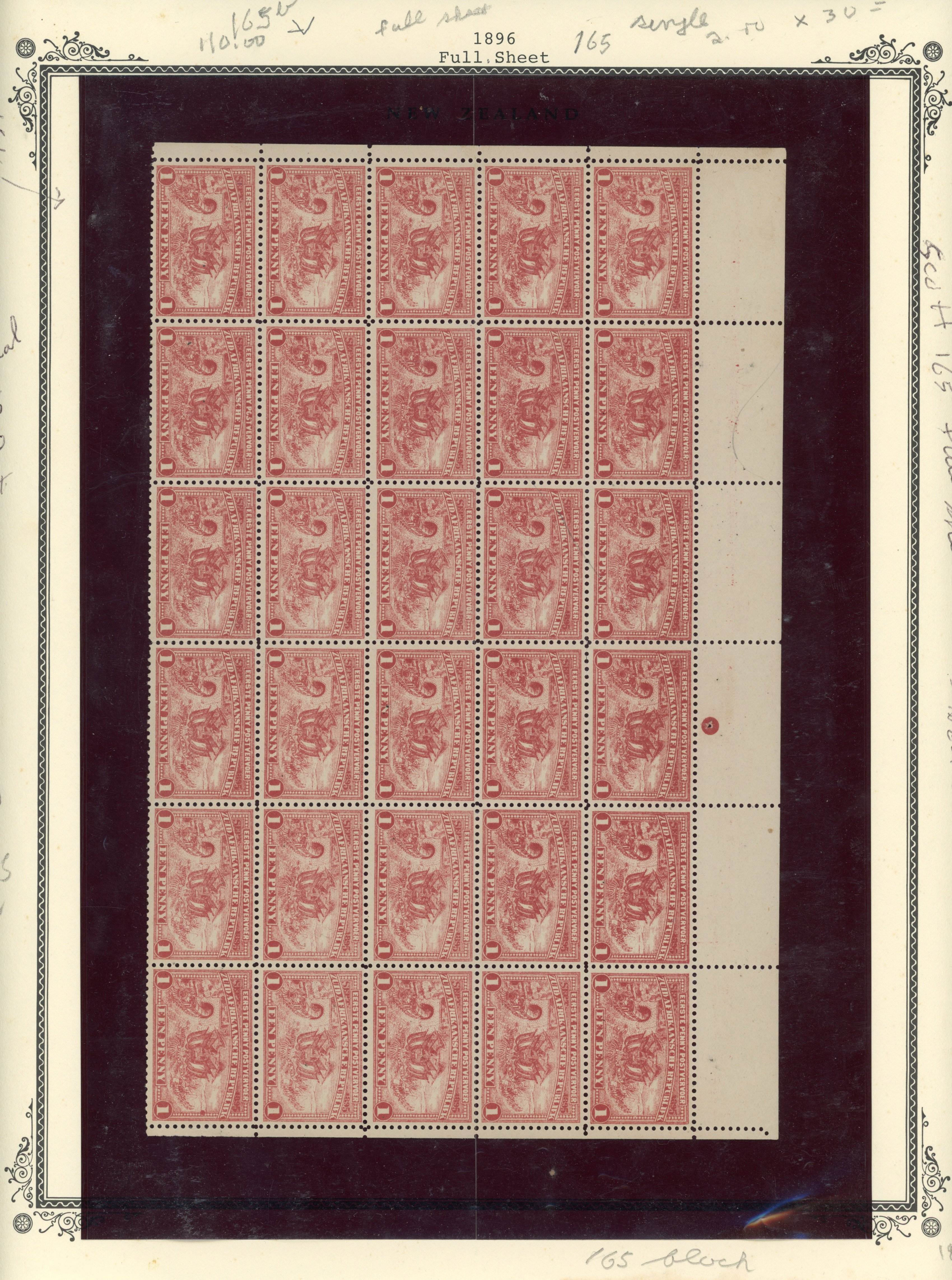 Transvaal Occupation of Natal mint and used group