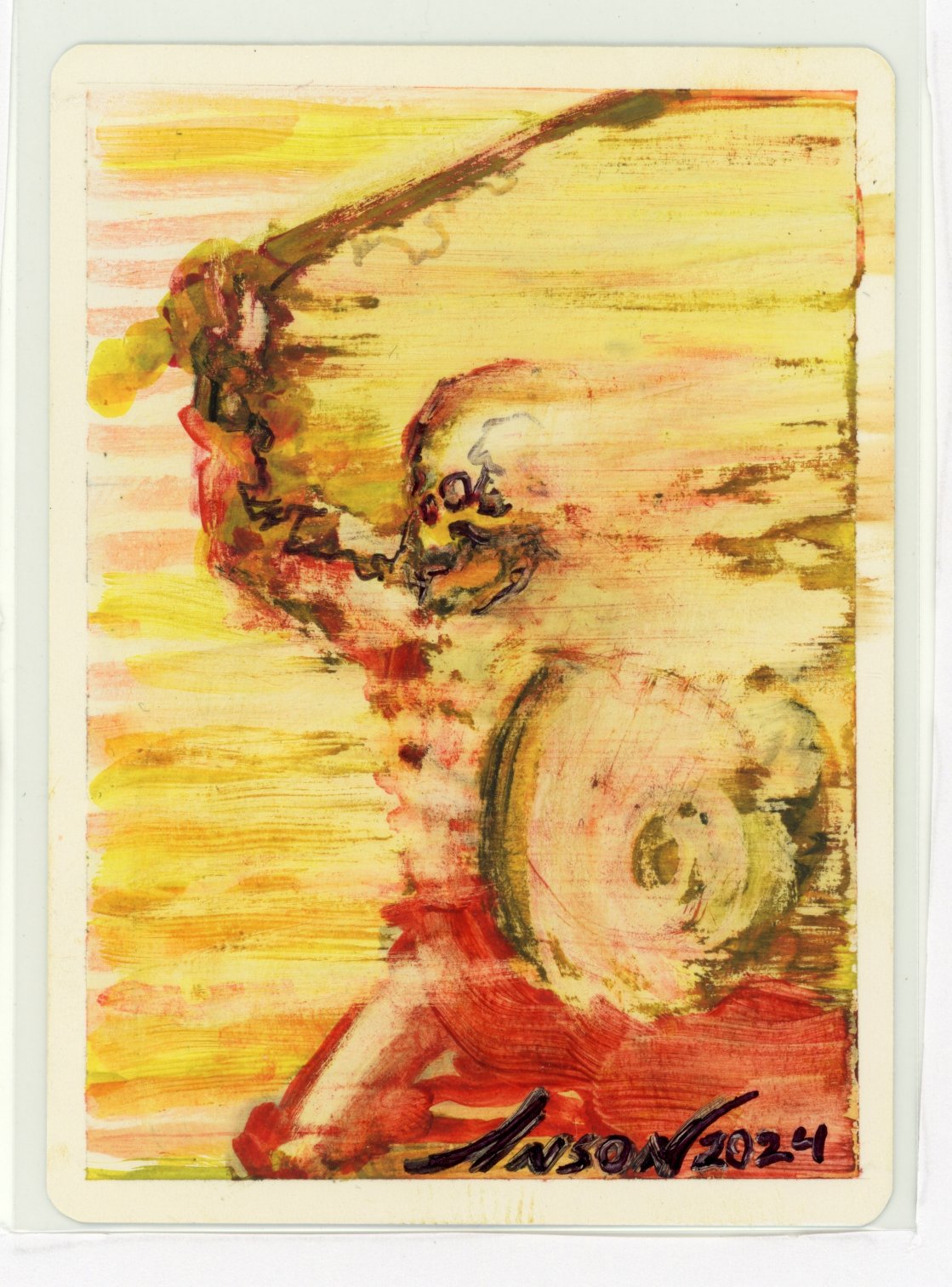 Disintegrate Artist Proof with Sketch - Anson Maddocks