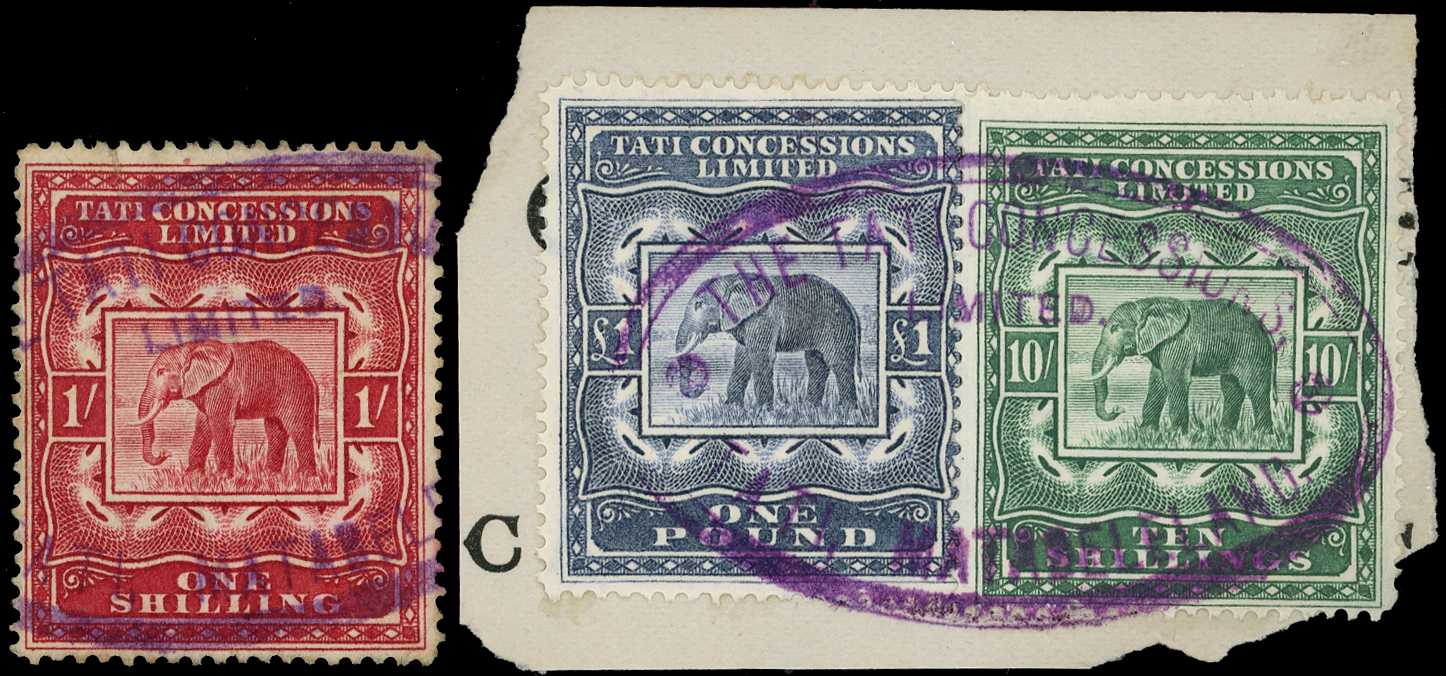 1897 'Tati Concessions' 10s Green and...