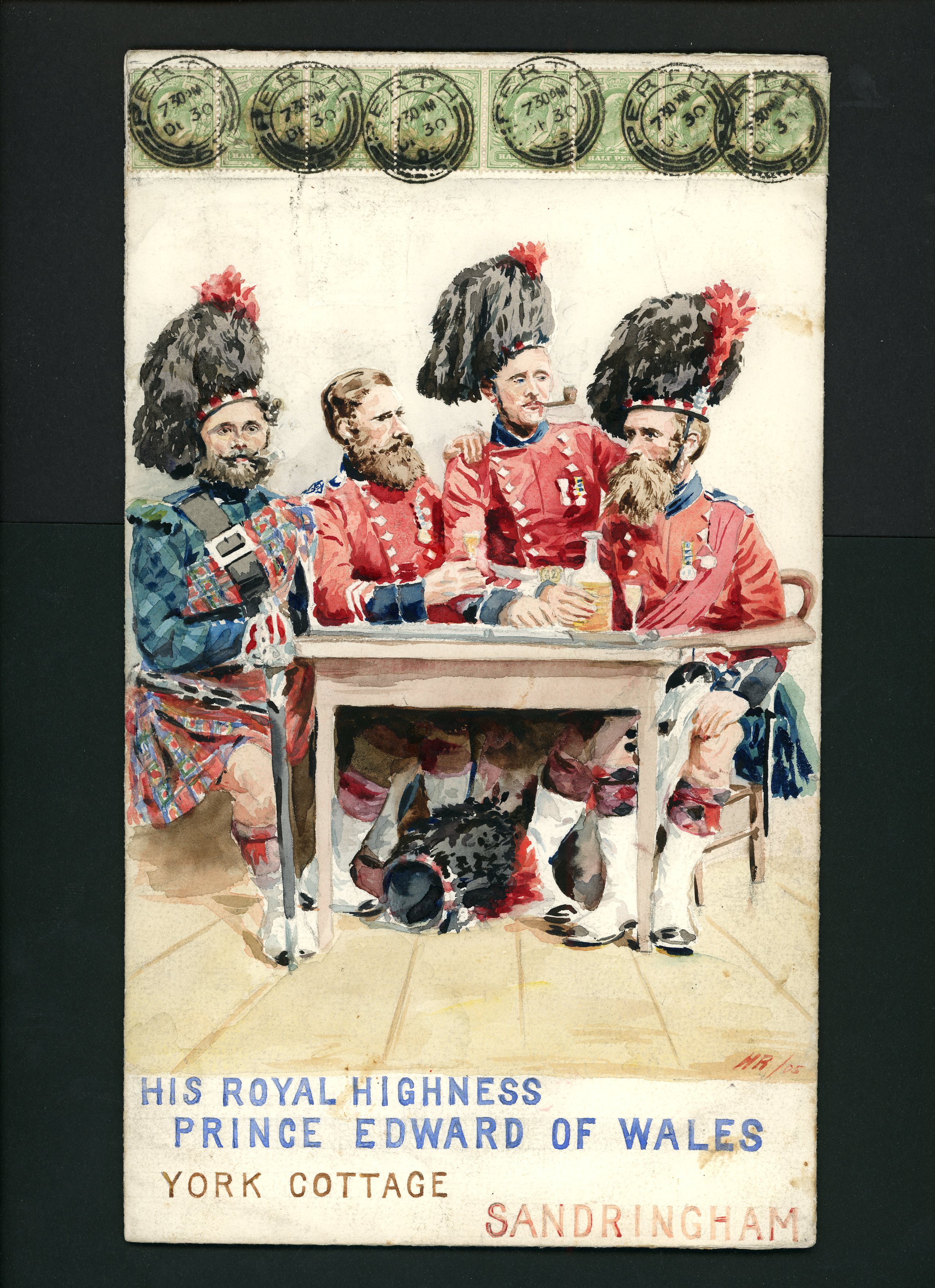 Illustrated cover by Hugh Rose - The Prince of Wales Correspondence