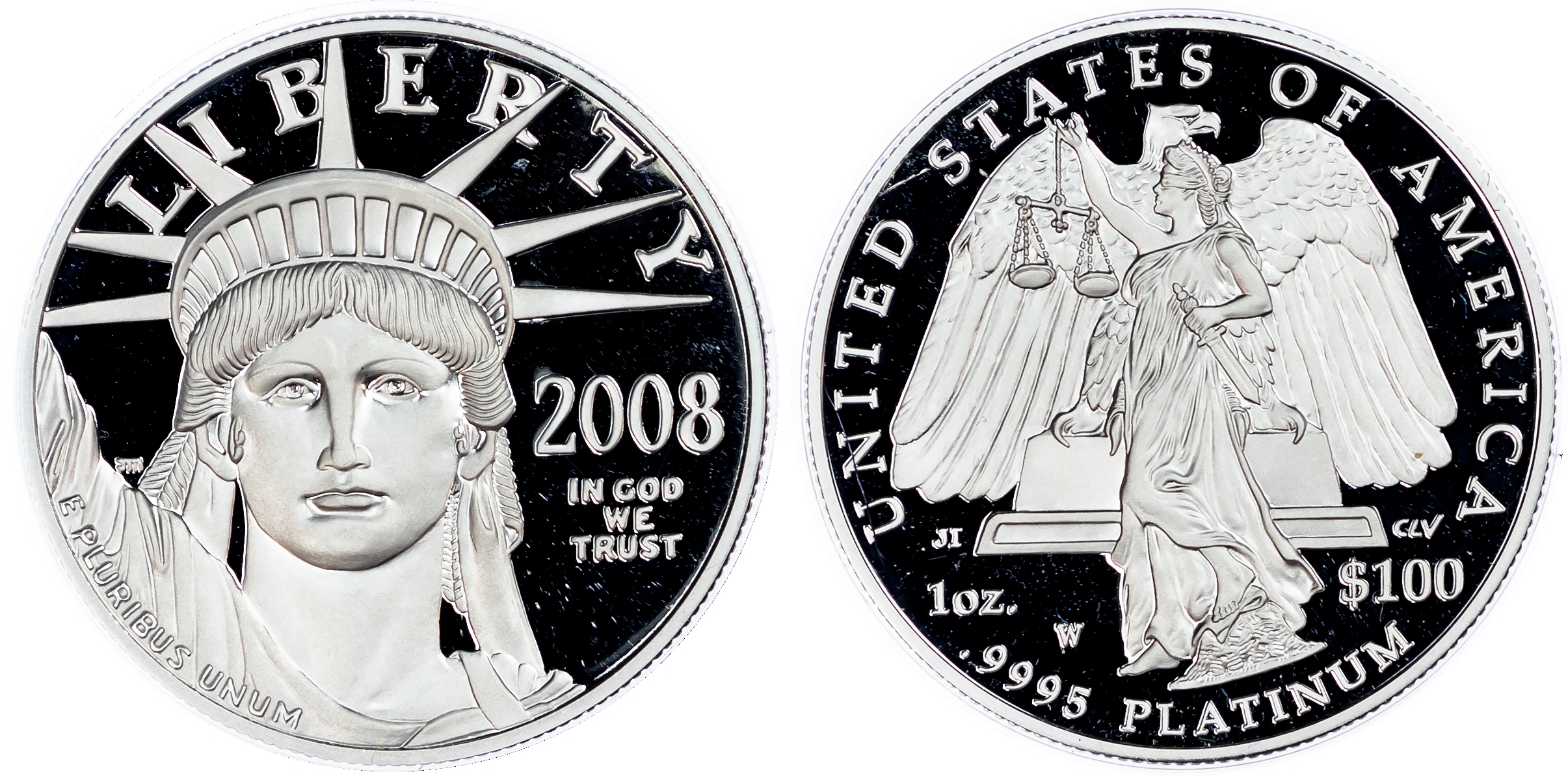 USA, American Eagle, platinum Proof Dollar, 2008