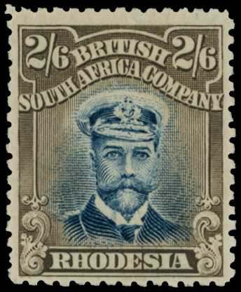 1913-7 2/6d Head Die II, perf 14. Mint...