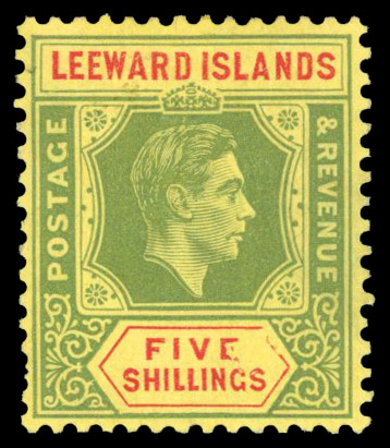 Leeward Islands SG 112ab mint