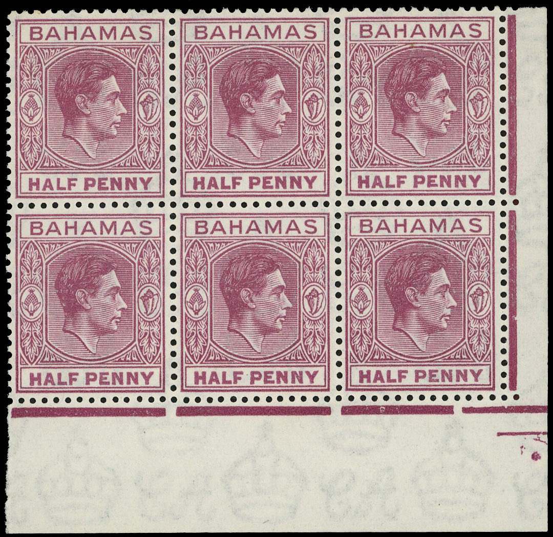 Bahamas SG 149ec block mint