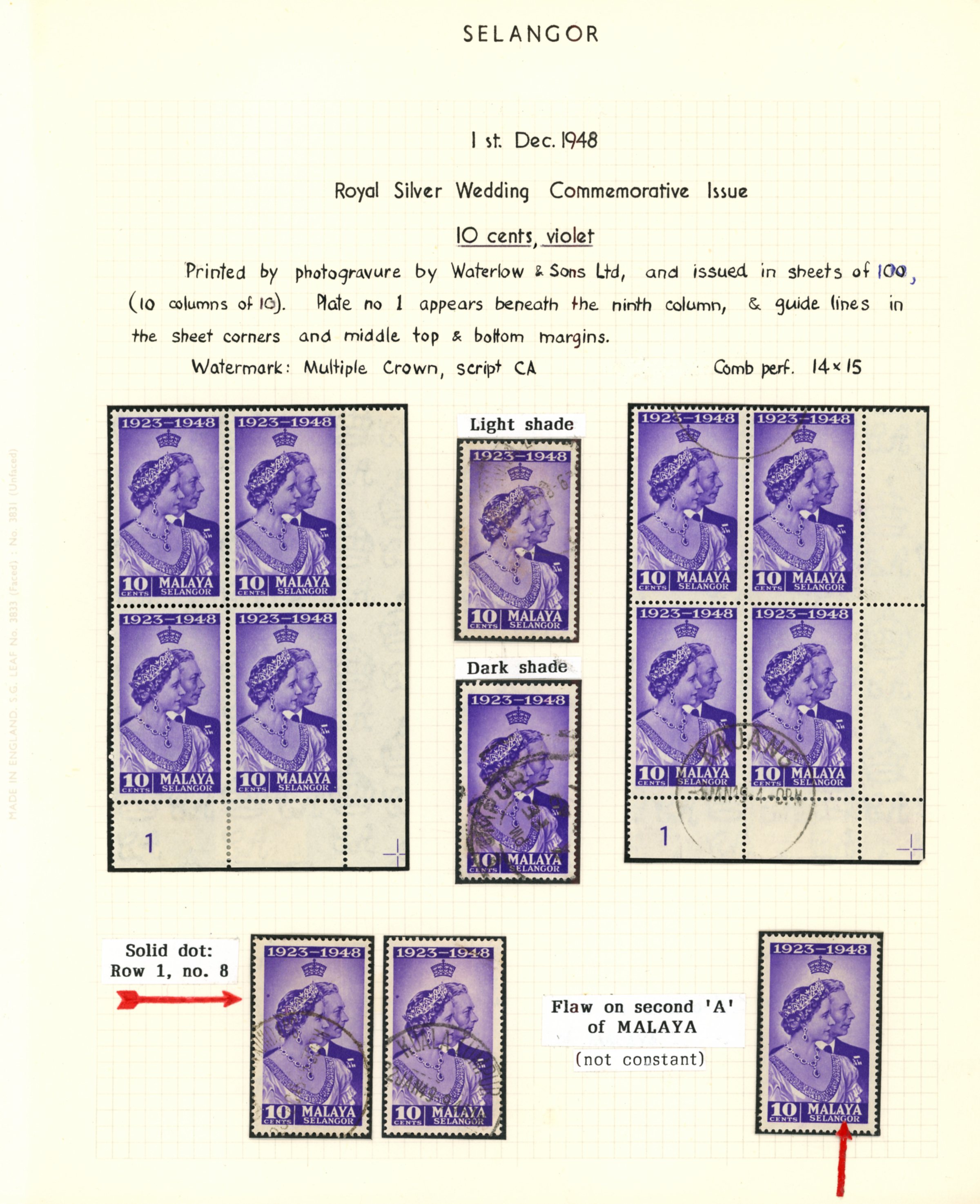 1949-53 the Gordon Peters collection (578 plus...